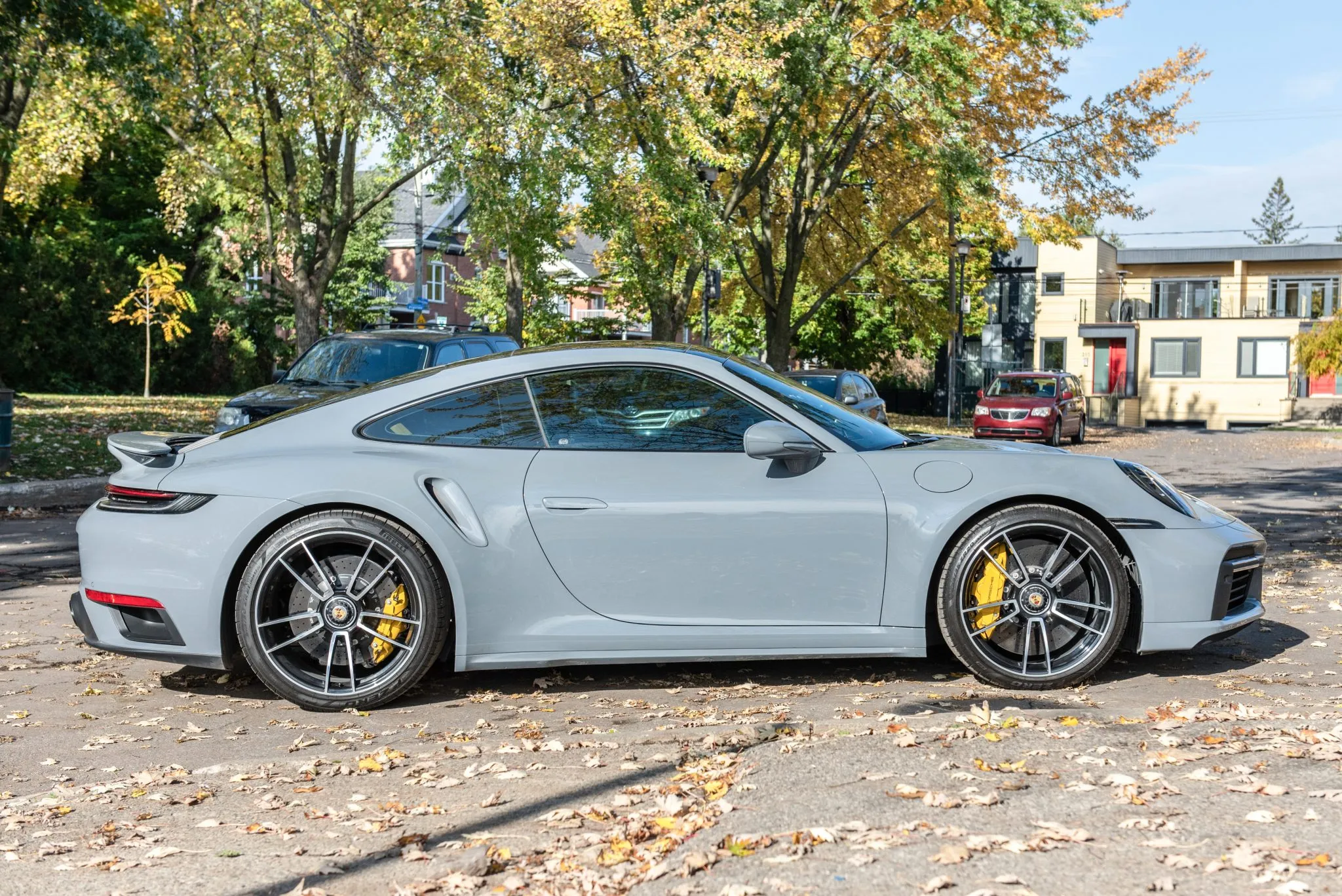 2023 Porsche 911 Turbo S Coupe in Arctic Grey