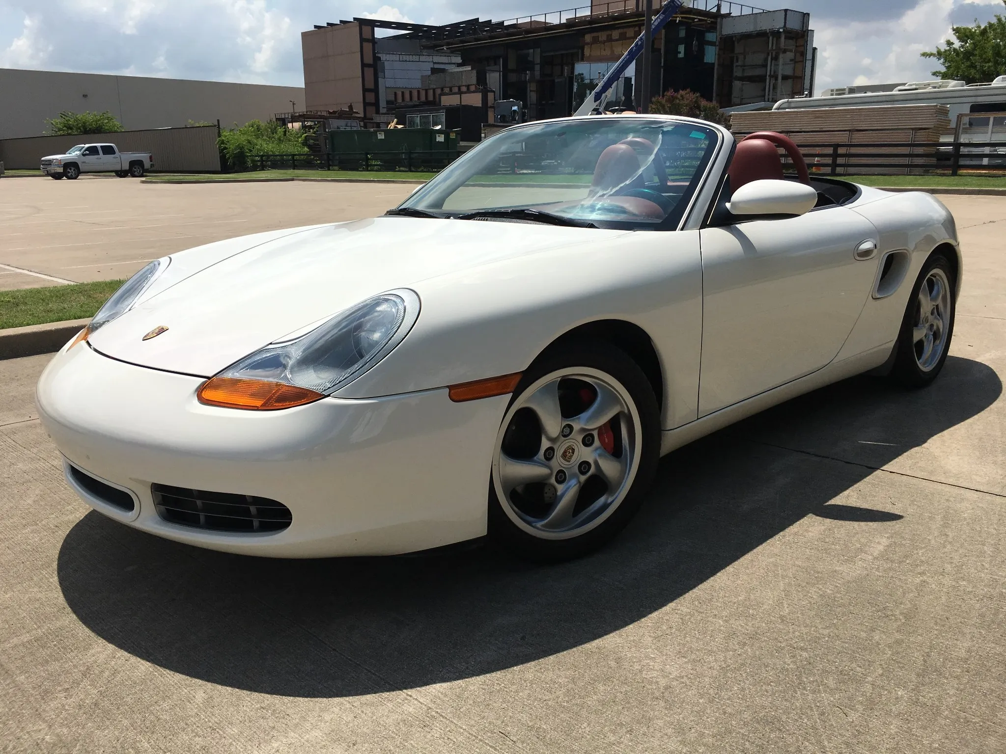 2000 Porsche Boxster S in Biarritz White