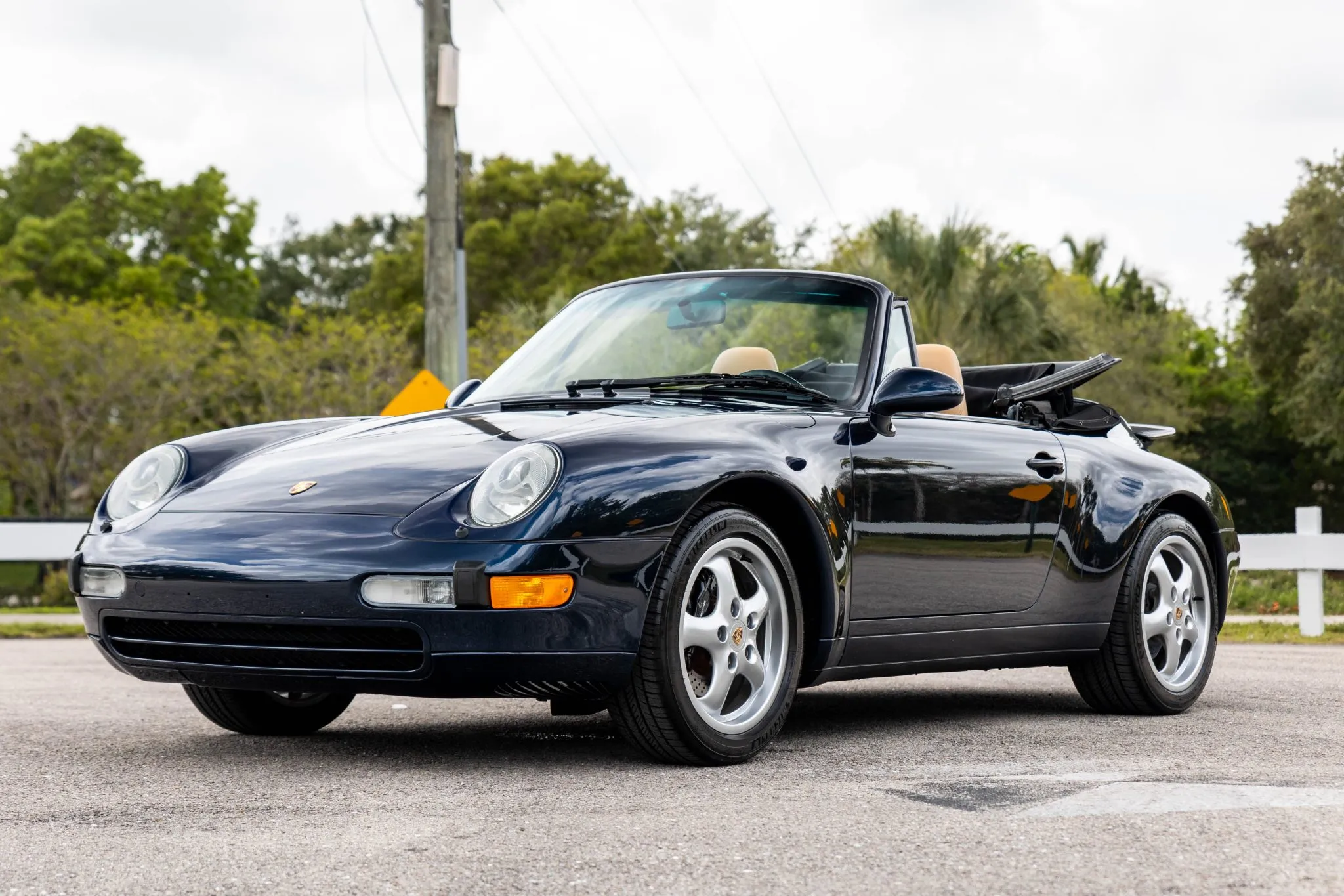 1995 Porsche 911 Carrera Cabriolet in Midnight Blue Pearl