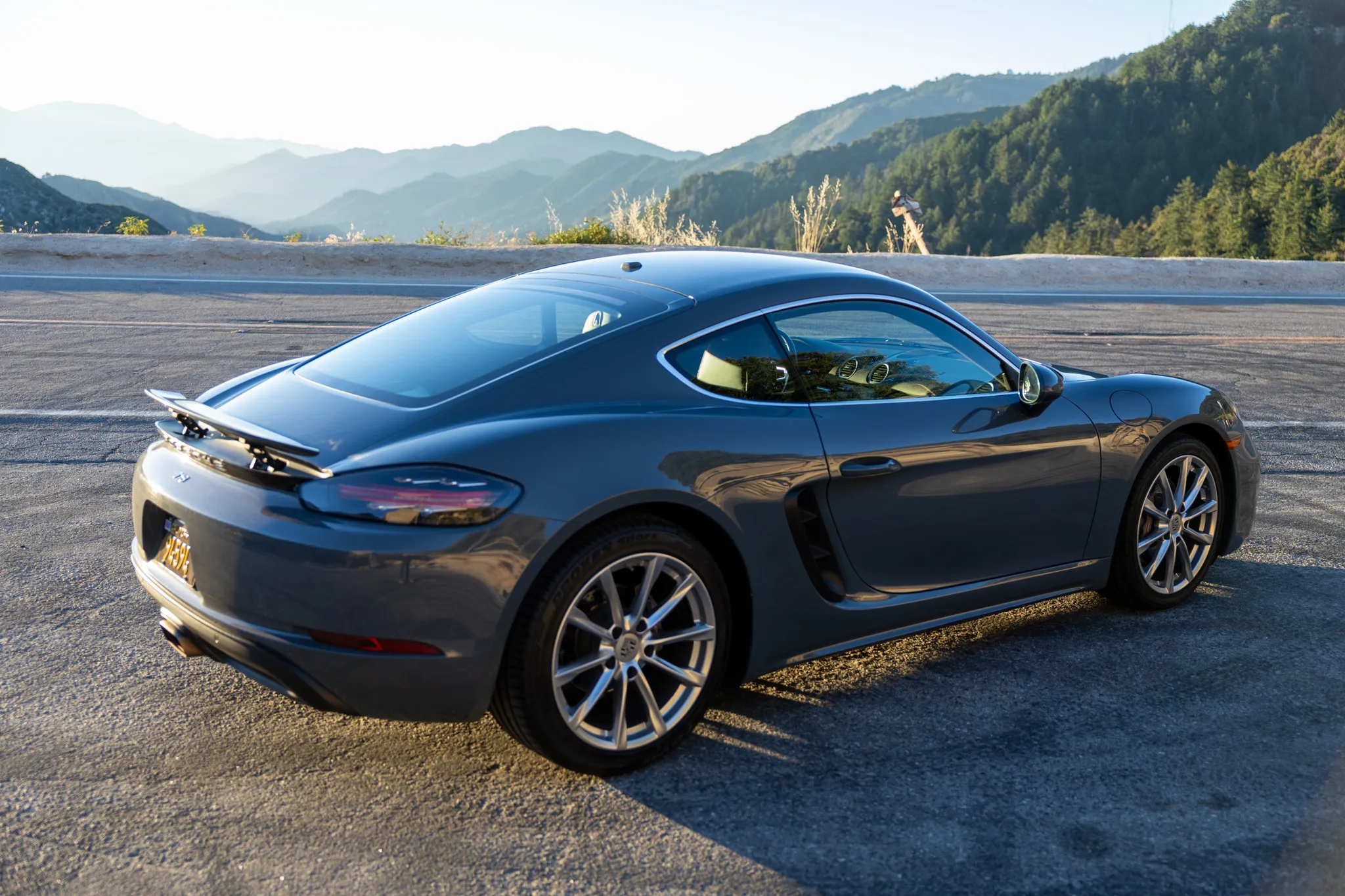 2017 Porsche 718 Cayman in Graphite Blue Metallic