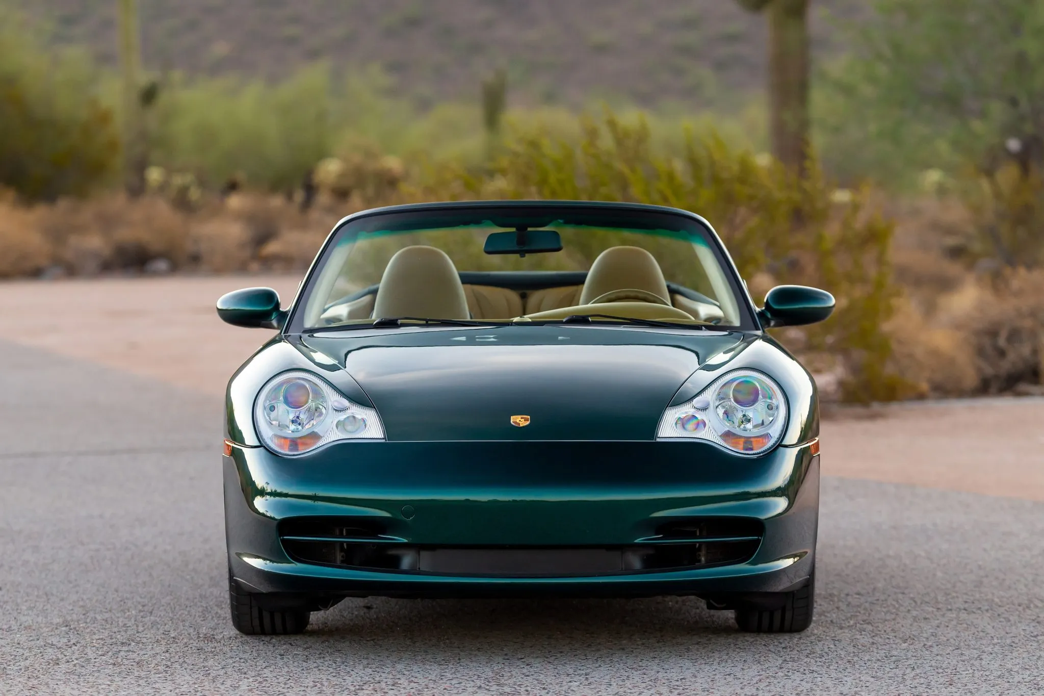2002 Porsche 911 Carrera Cabriolet in Rainforest Green Metallic