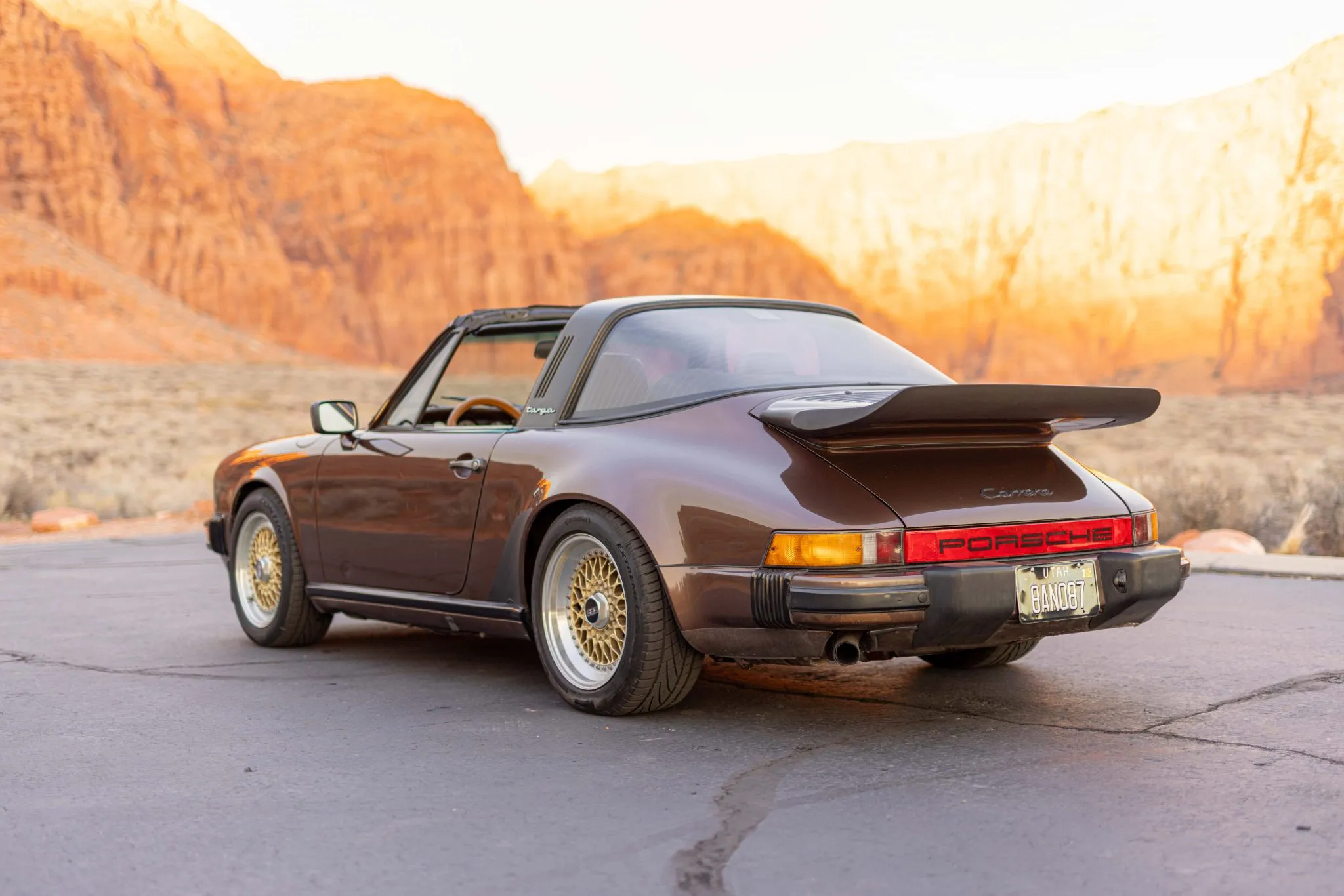 1986 Porsche 911 Carrera Targa in Nutmeg Brown Metallic