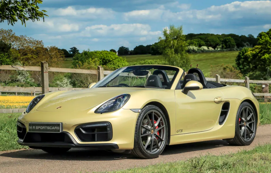 2014 Porsche Boxster GTS in Lime Gold Metallic