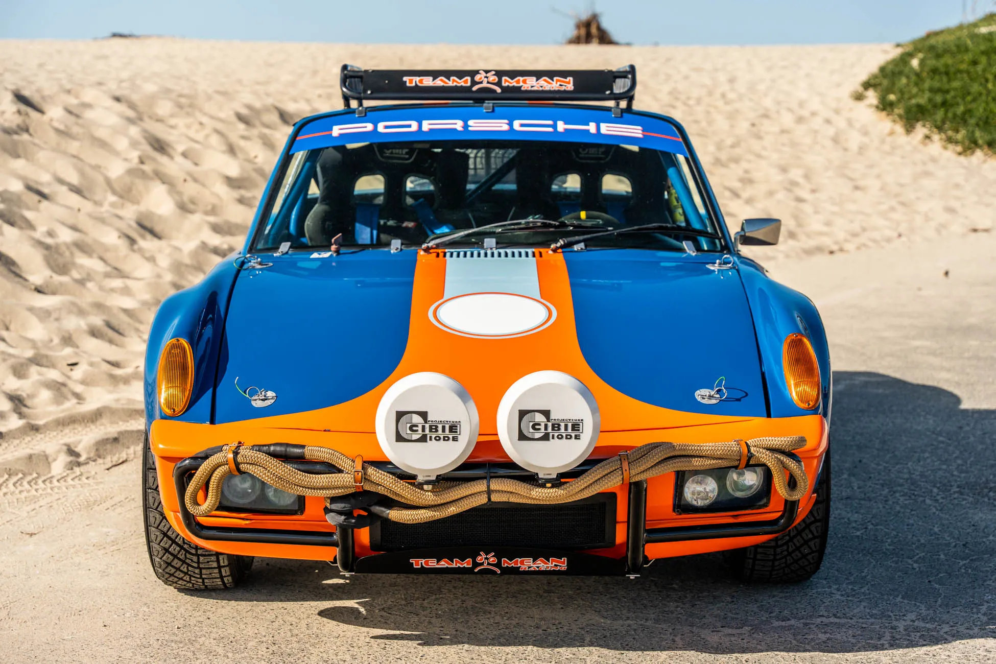 Safari-Style 1975 Porsche 914 2.7L Race Car in Laguna Blue