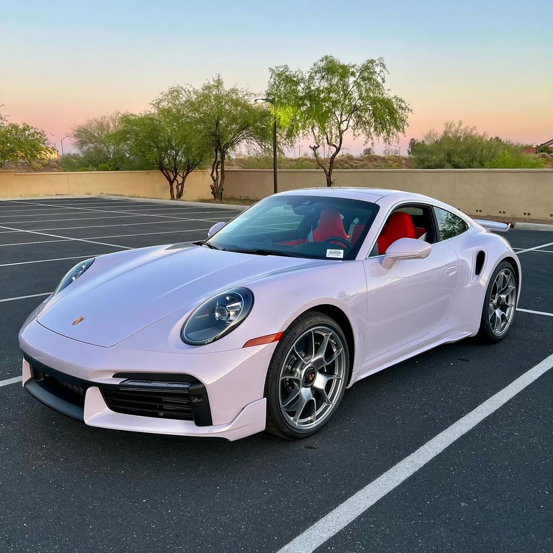 2024 Porsche 911 Turbo S Coupe in Moon Gem