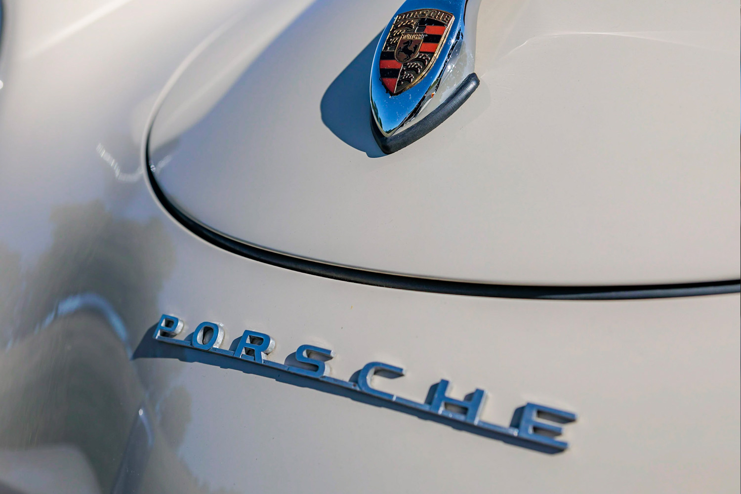 1955 Porsche 356 Pre-A Cabriolet in Pearl Grey
