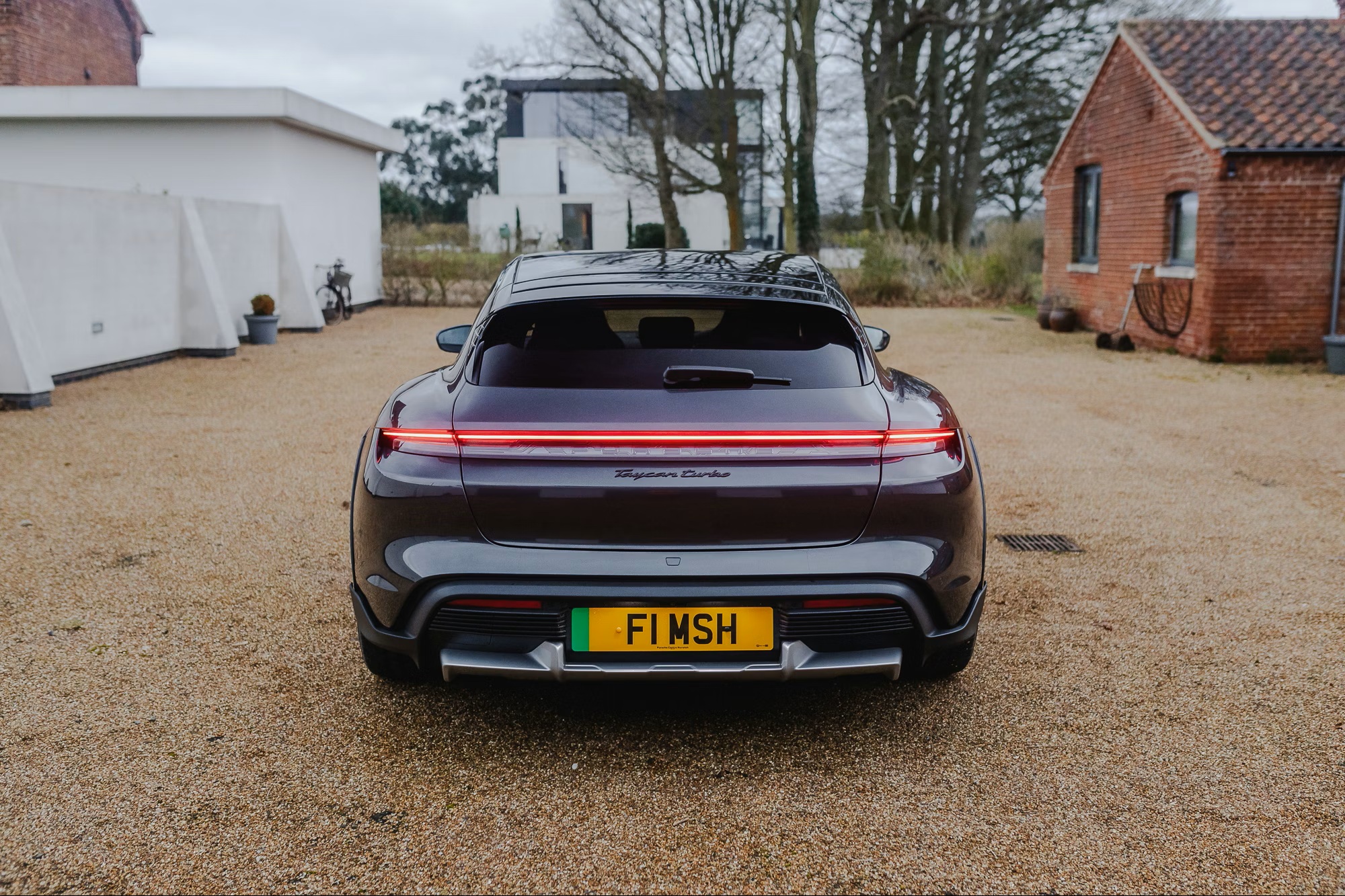 2021 Porsche Taycan Turbo Cross Turismo in Volcano Grey Metallic