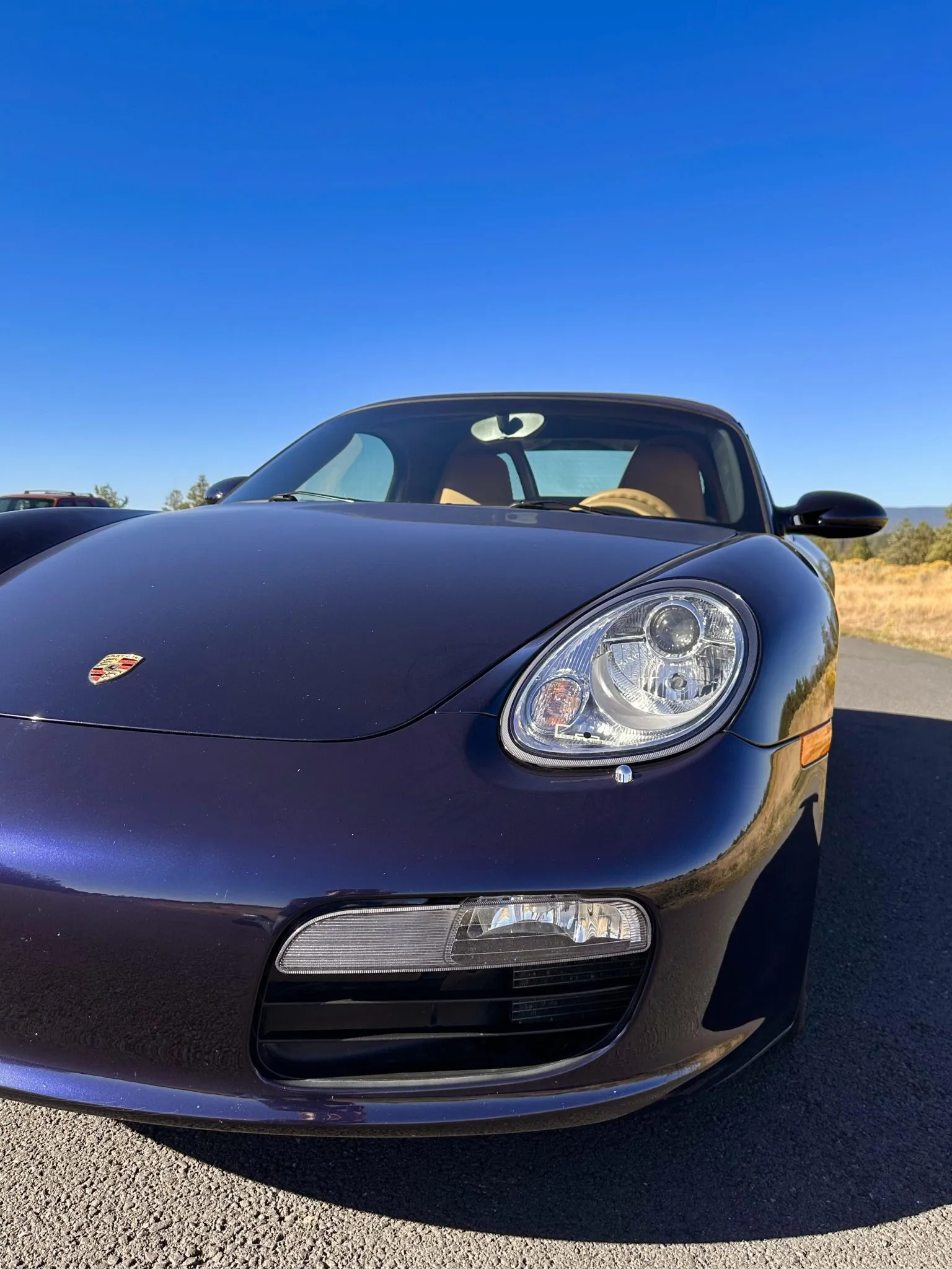 2008 Porsche Boxster in Midnight Blue Metallic