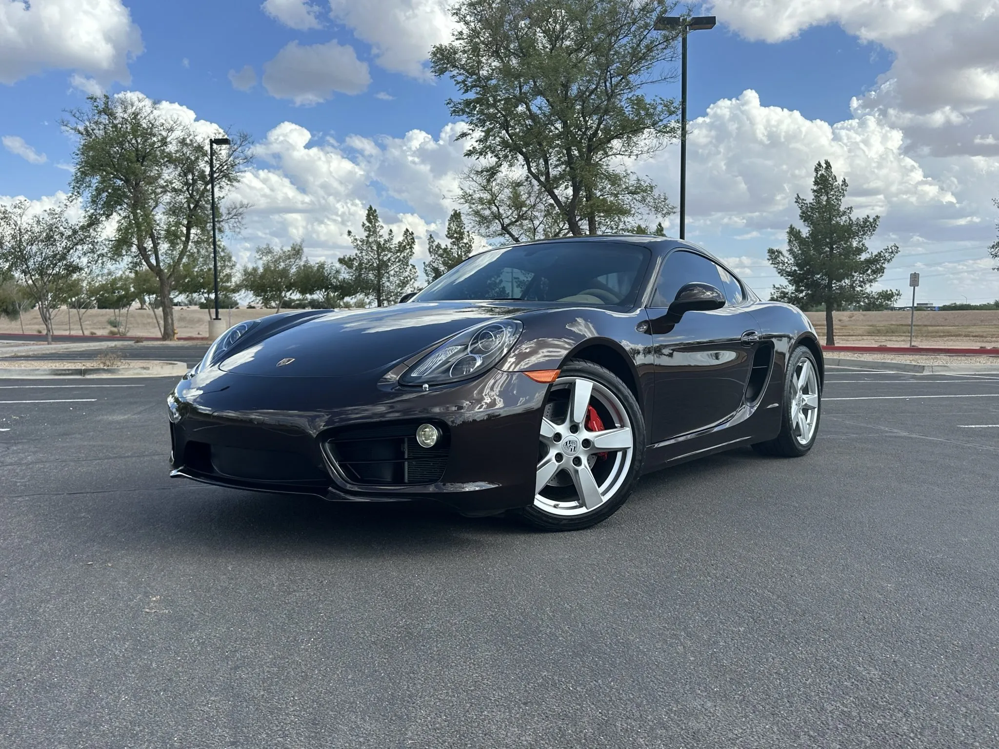 2014 Porsche Cayman S in Mahogany Metallic