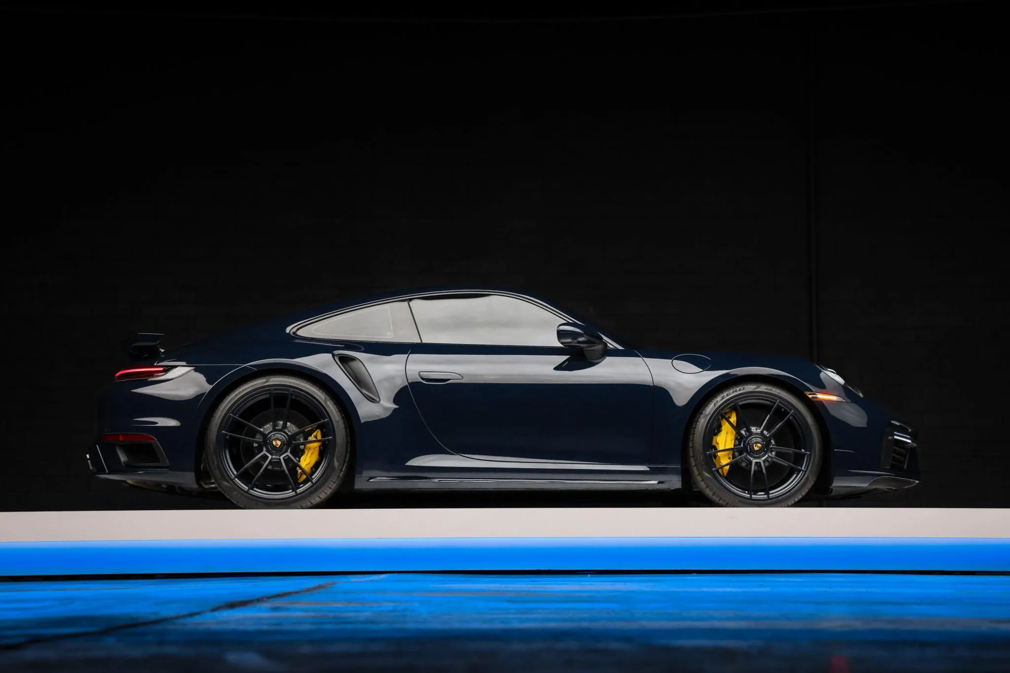 2022 Porsche 911 Turbo S Coupe in Dark Sea Blue