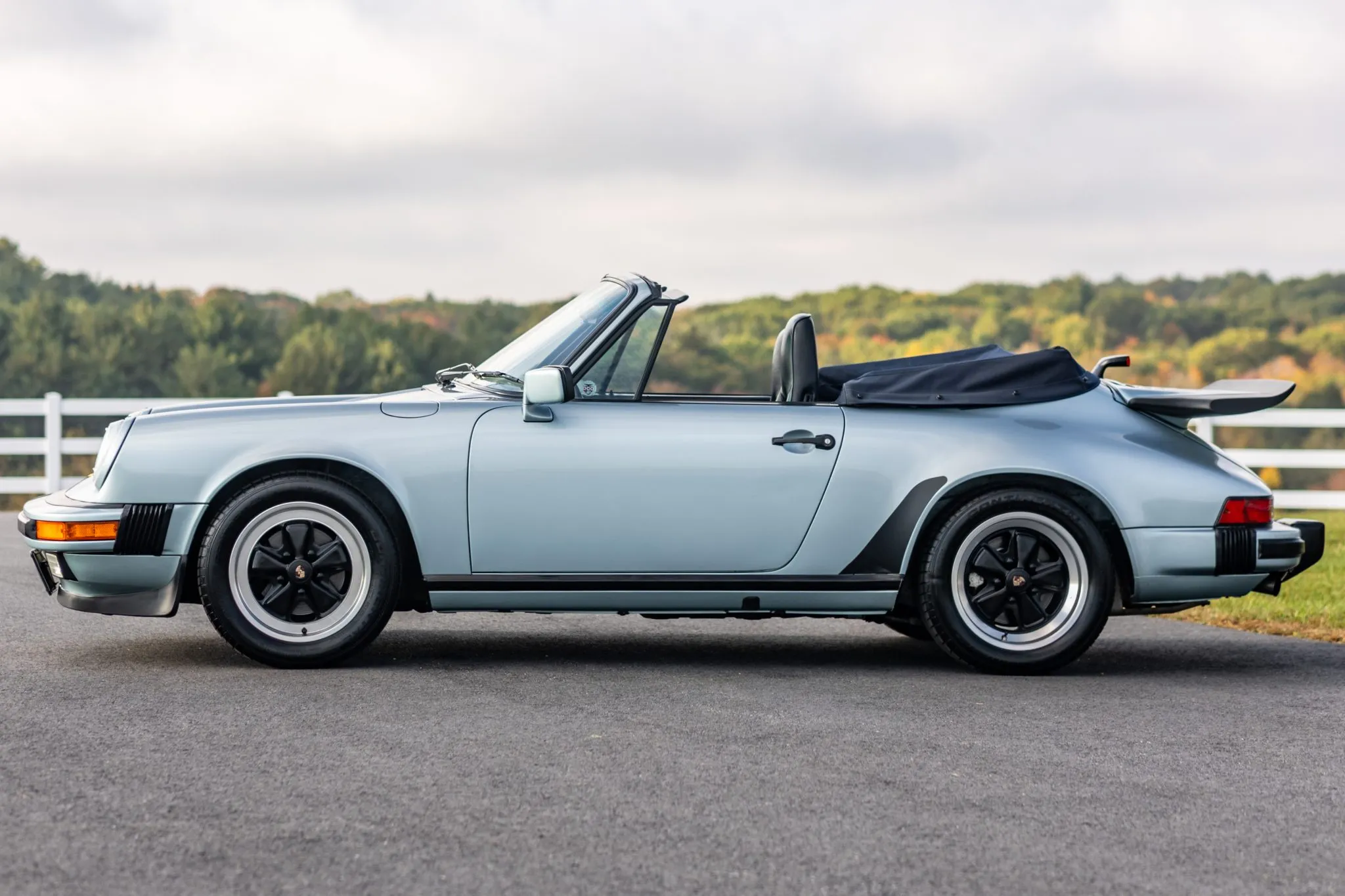 1988 Porsche 911 Carrera Cabriolet G50 in Lagoon Green Metallic