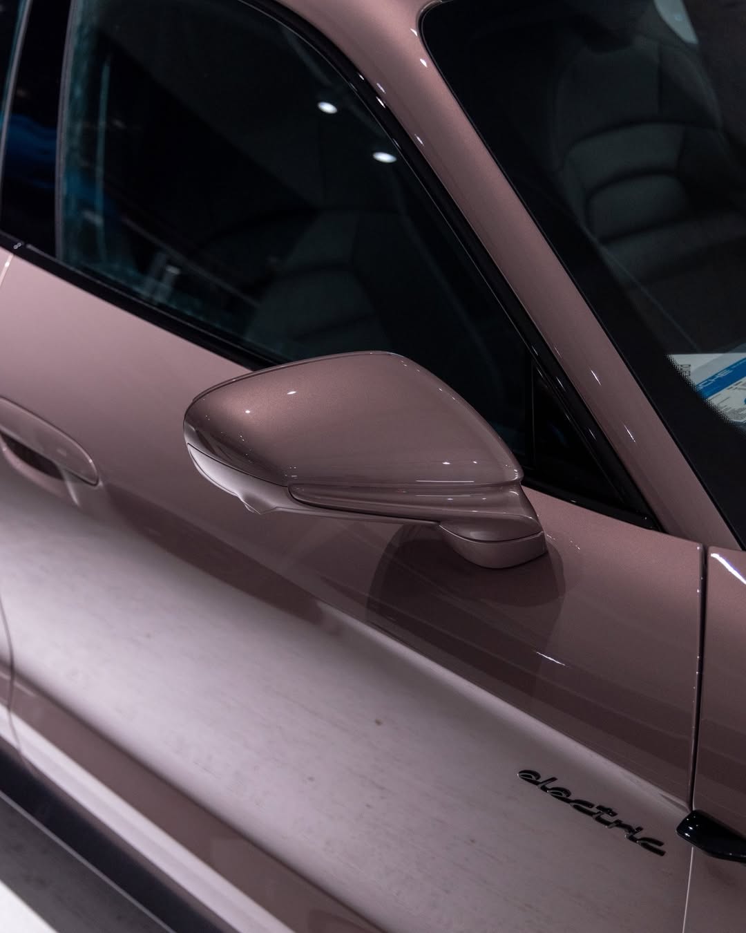 2025 Porsche Taycan in Frozen Berry Metallic