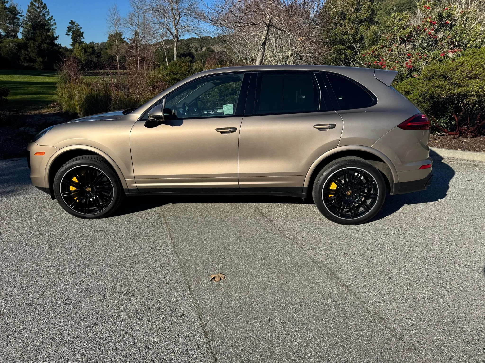 2016 Porsche Cayenne Turbo S in Palladium Metallic