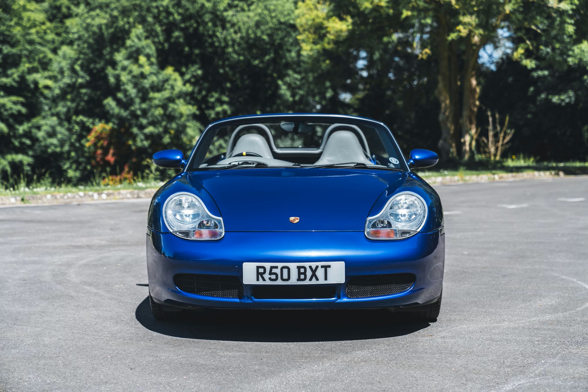 2002 Porsche Boxster S in Cobalt Blue Metallic