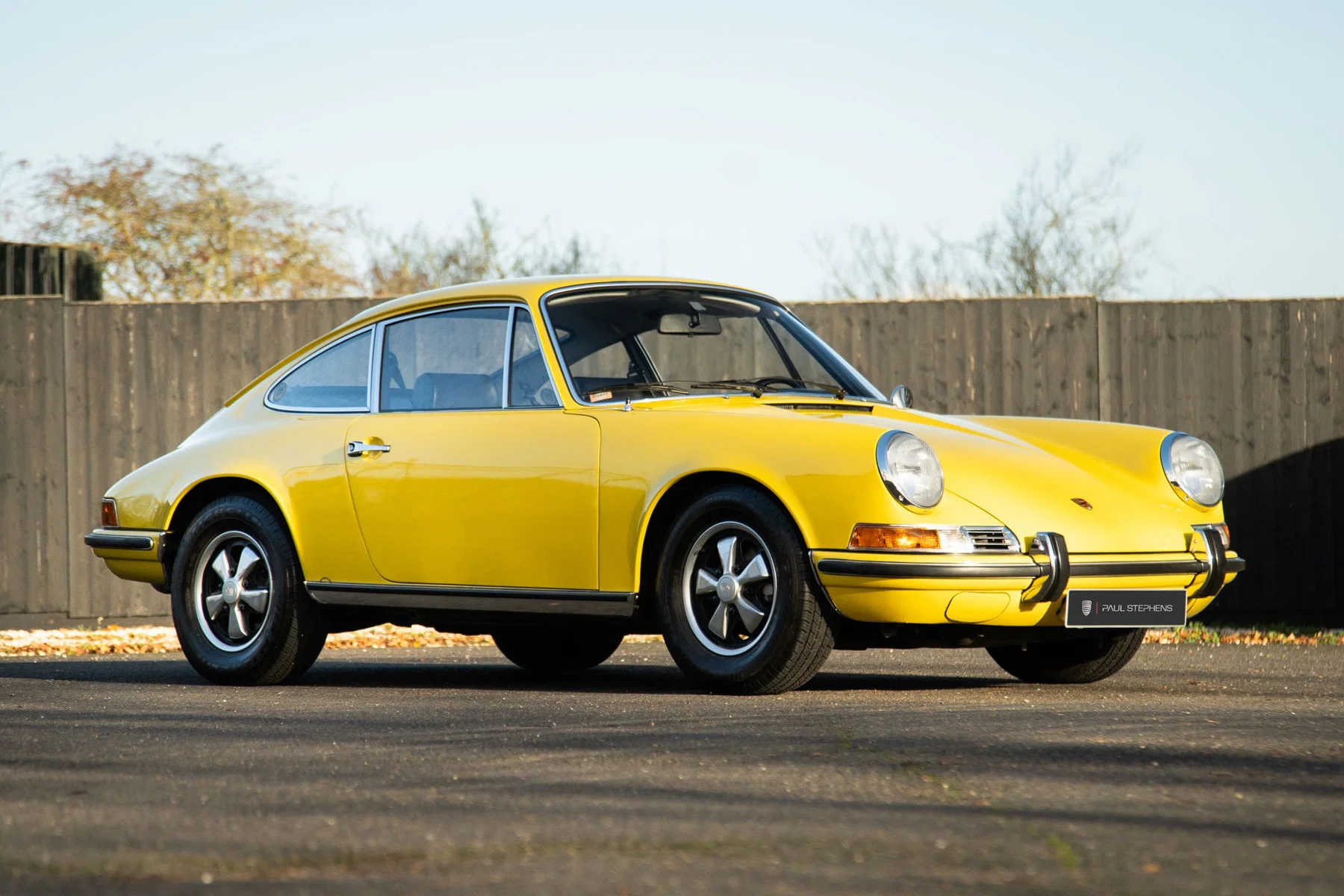 1969 Porsche 911E in Canary Yellow