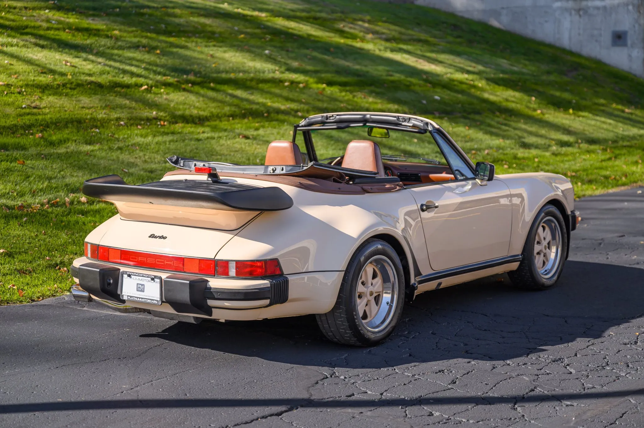1989 Porsche 911 Turbo Cabriolet in Apricot Beige