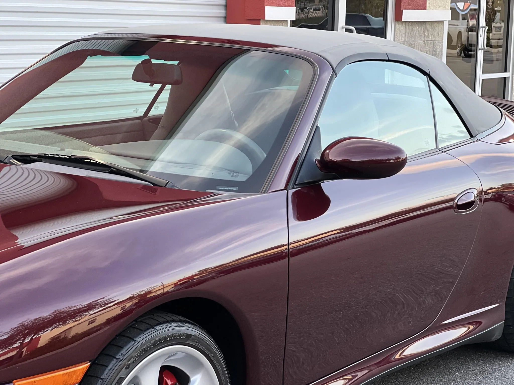 2004 Porsche 911 Carrera 4S Cabriolet in Carmon Red Metallic