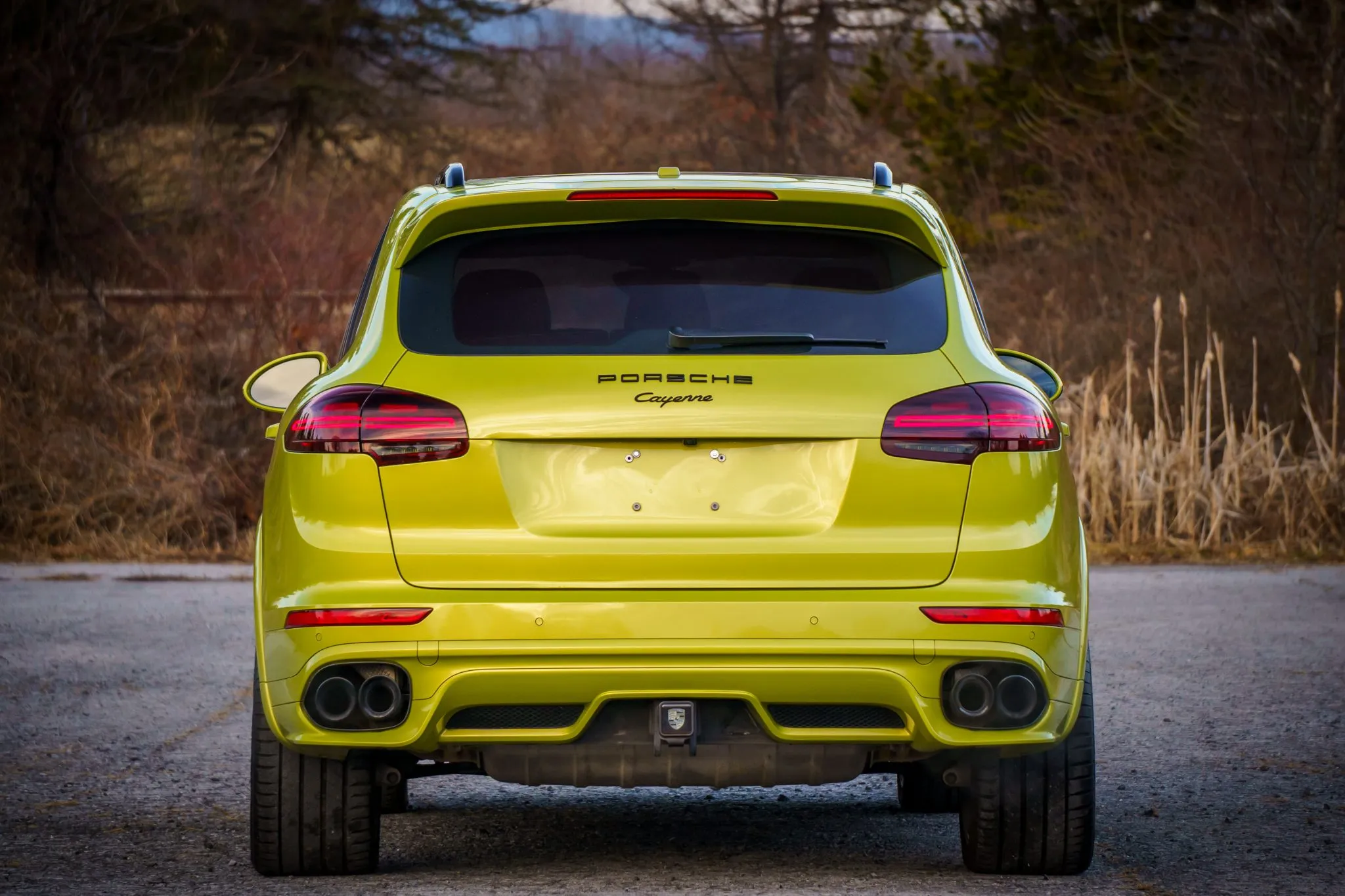 2016 Porsche Cayenne Turbo S in Peridot Metallic