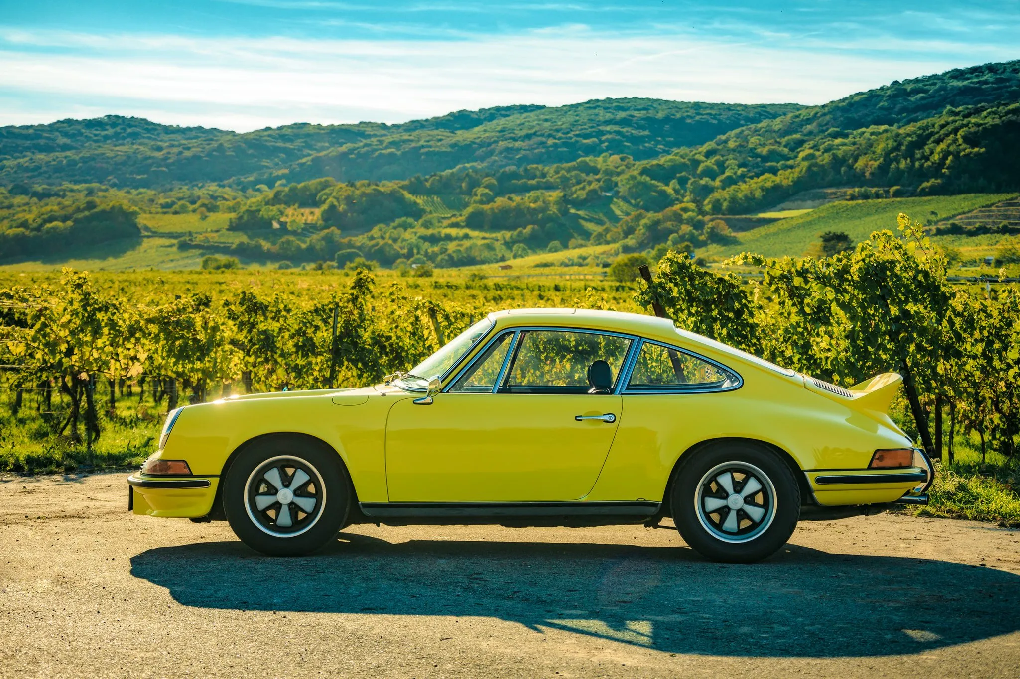 1973 Porsche 911 Carrera RS Touring in Light Yellow