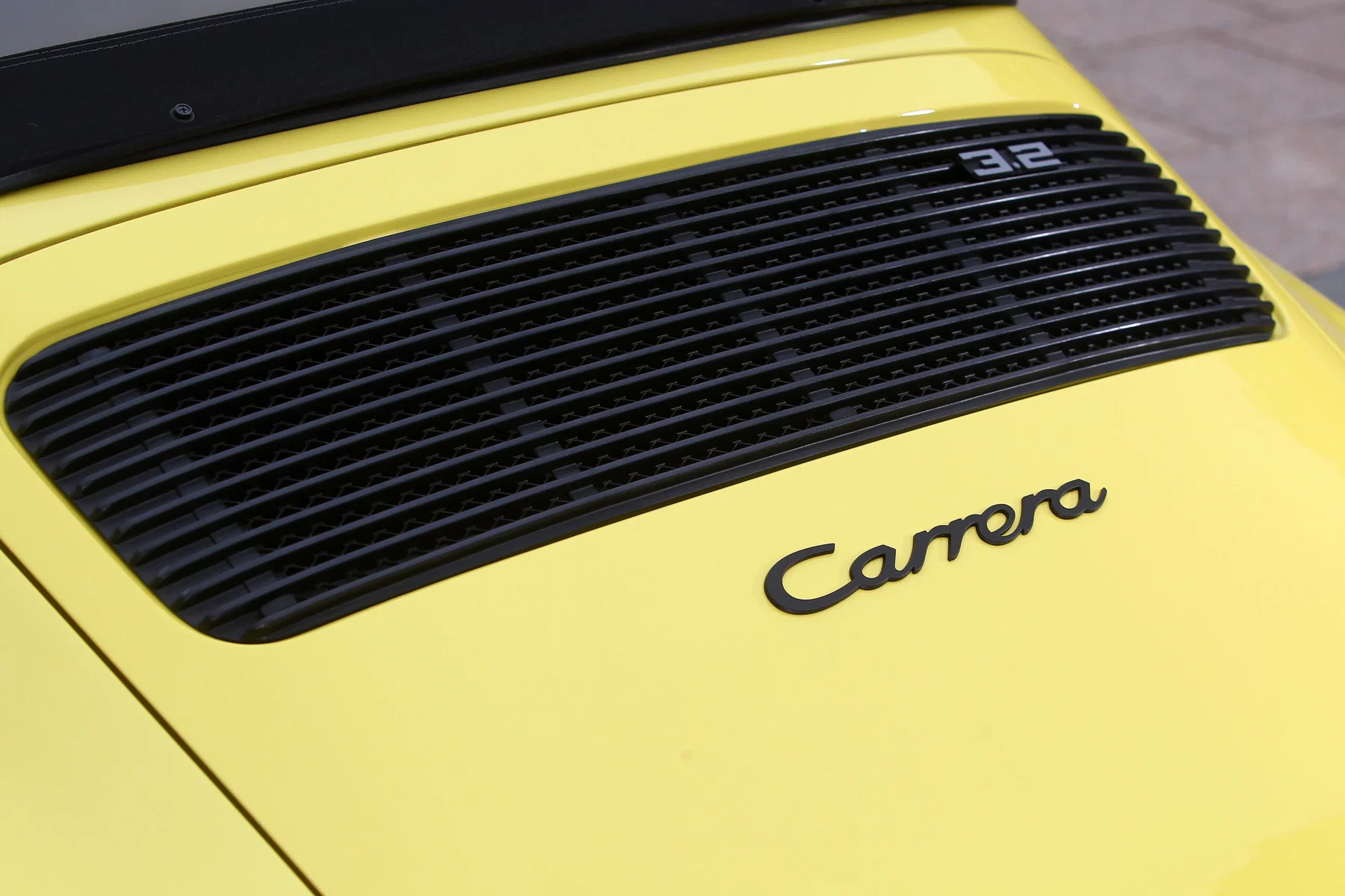 1987 Porsche 911 Carrera 3.2 Cabriolet in Lime Yellow