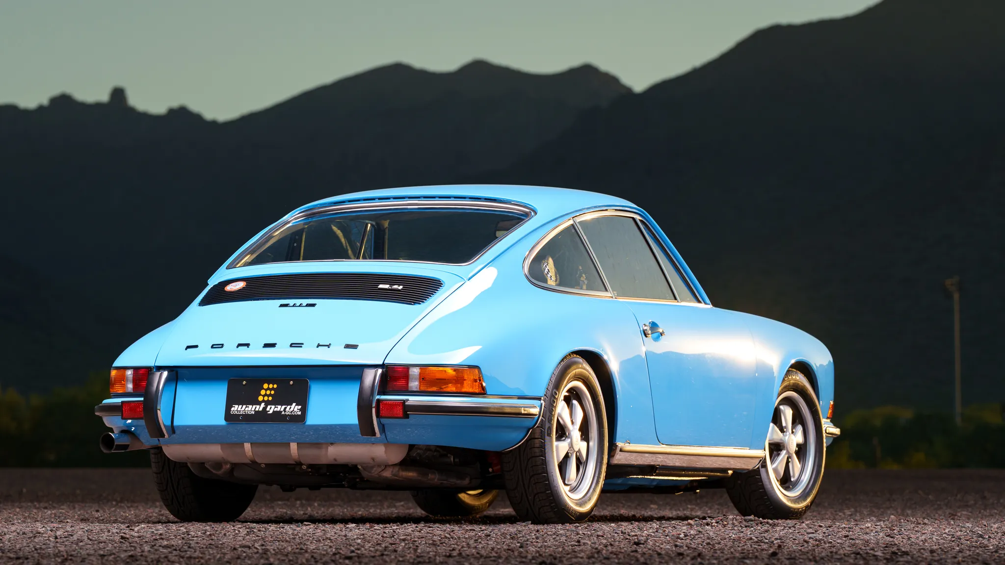 1973 Porsche 911E Coupe in Pastel Blue