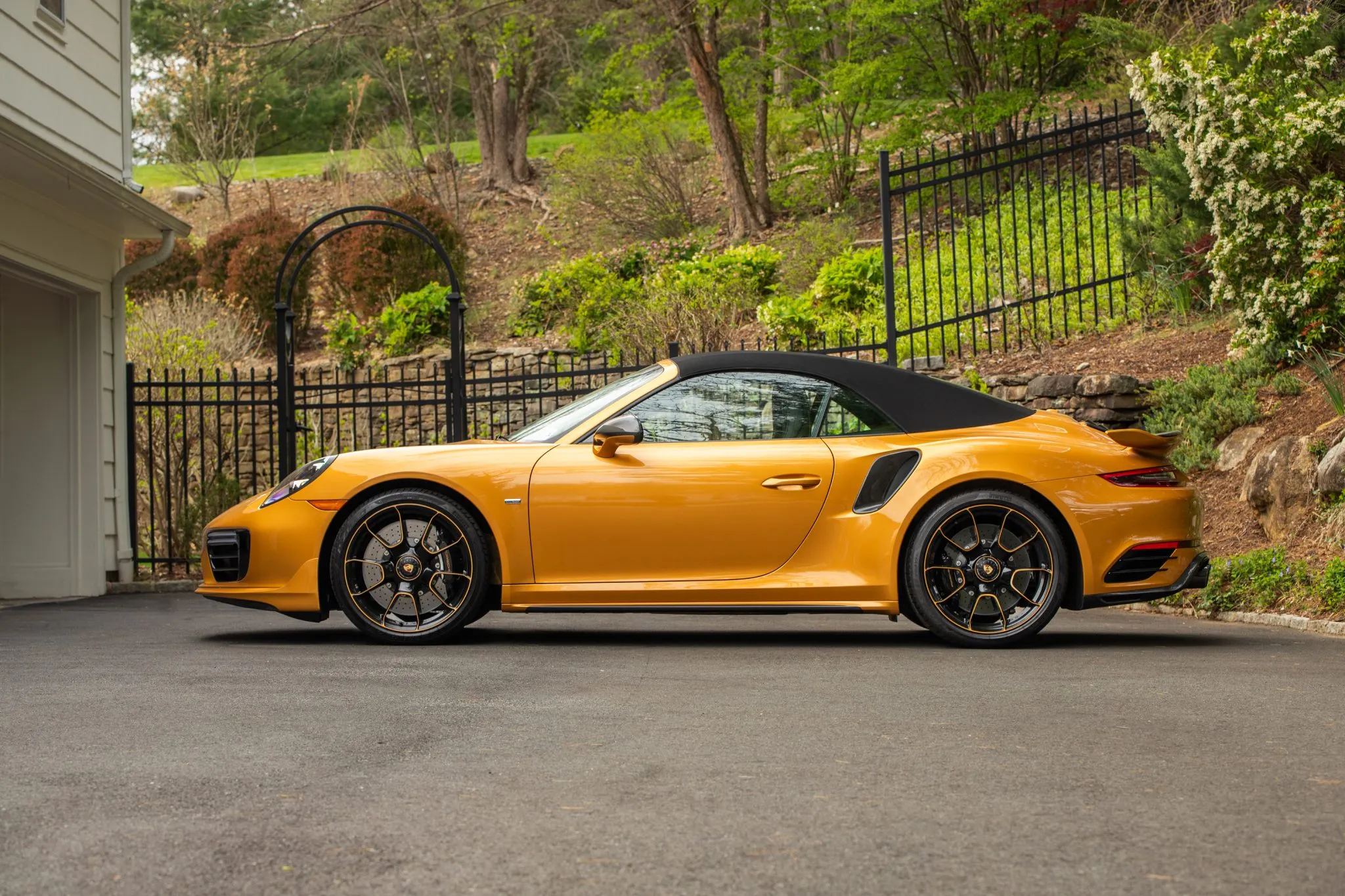 2019 Porsche 911 Turbo S Cabriolet Exclusive in Saffron Yellow Metallic
