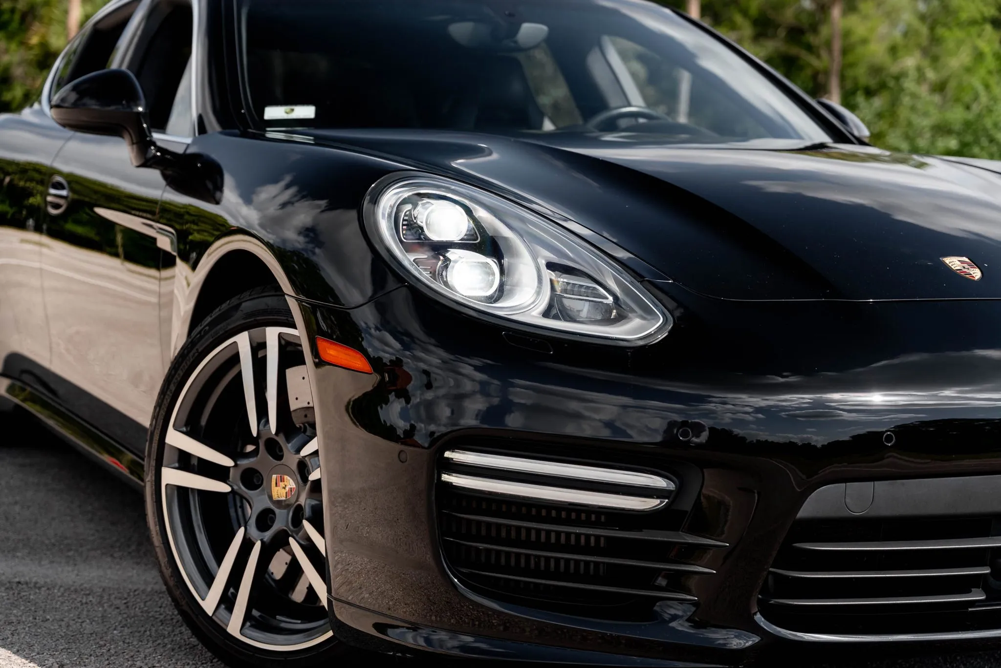 2015 Porsche Panamera Turbo S in Black