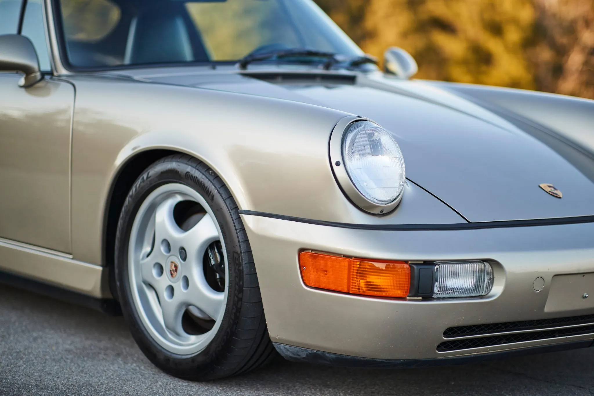 1992 Porsche 911 Carrera 2 Cabriolet in White Gold Metallic