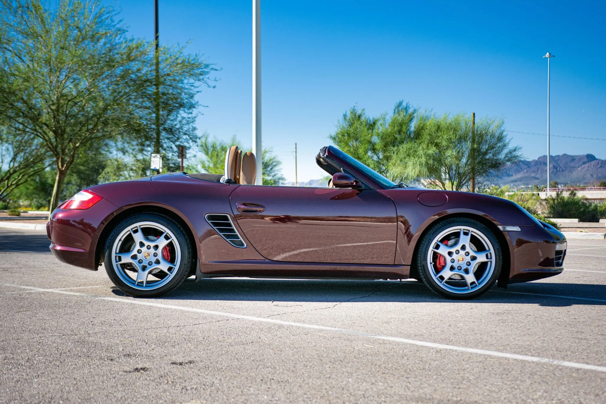 2006 Porsche Boxster S in Carmon Red Metallic