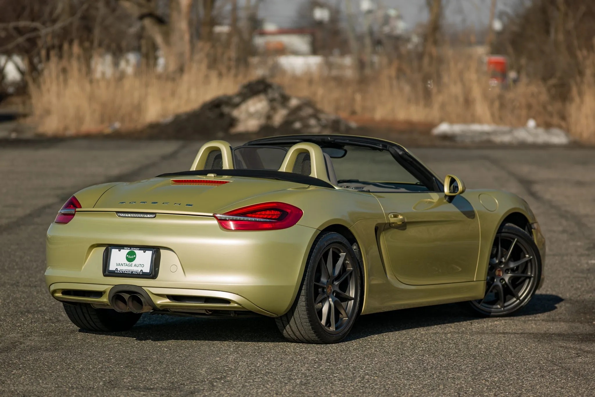 2013 Porsche Boxster in Lime Gold Metallic