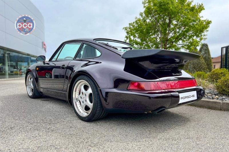 1993 Porsche 911 Turbo 3.6 in Burgundy Pearl