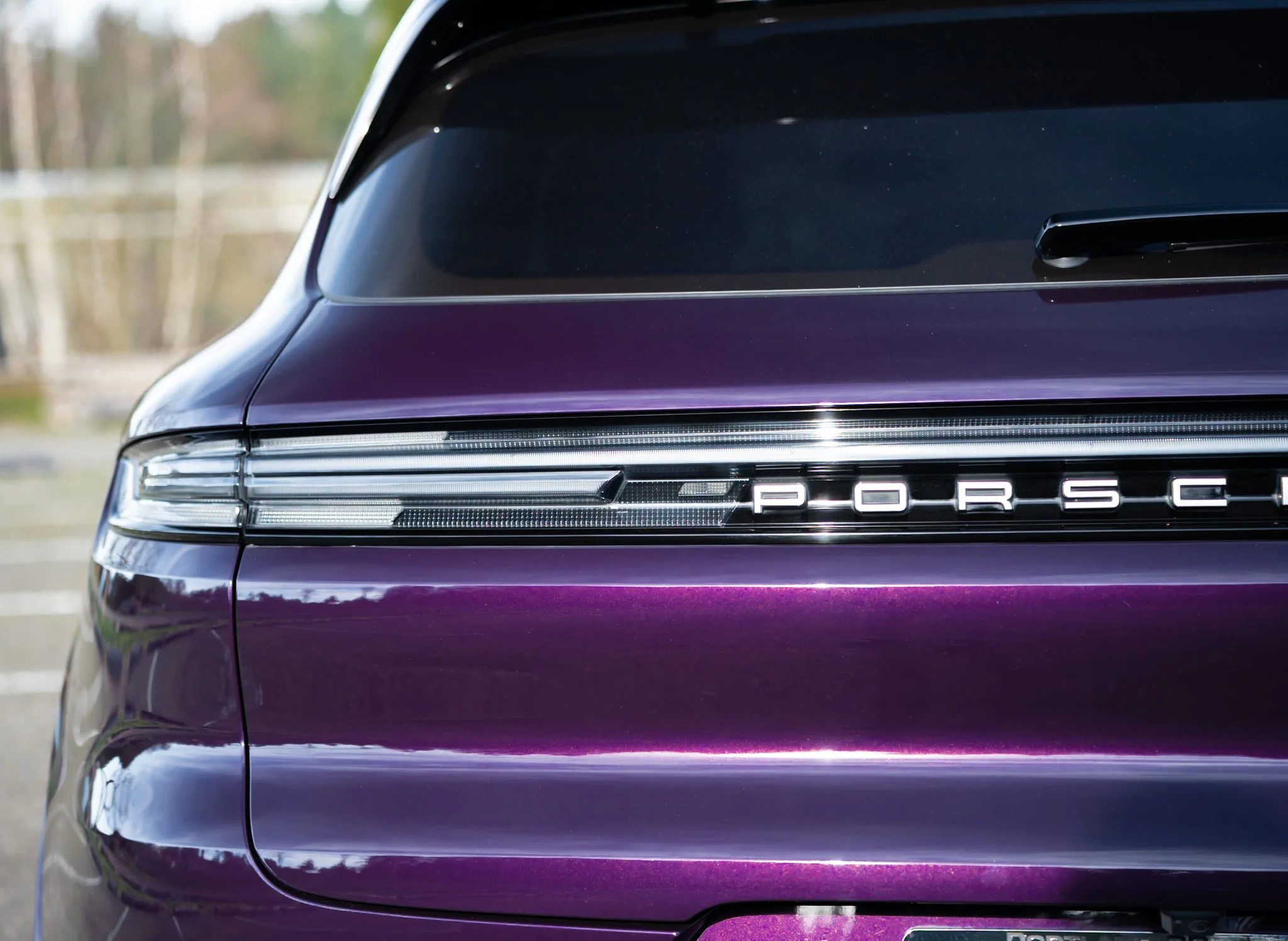 2024 Porsche Cayenne S in Merlin Purple Metallic