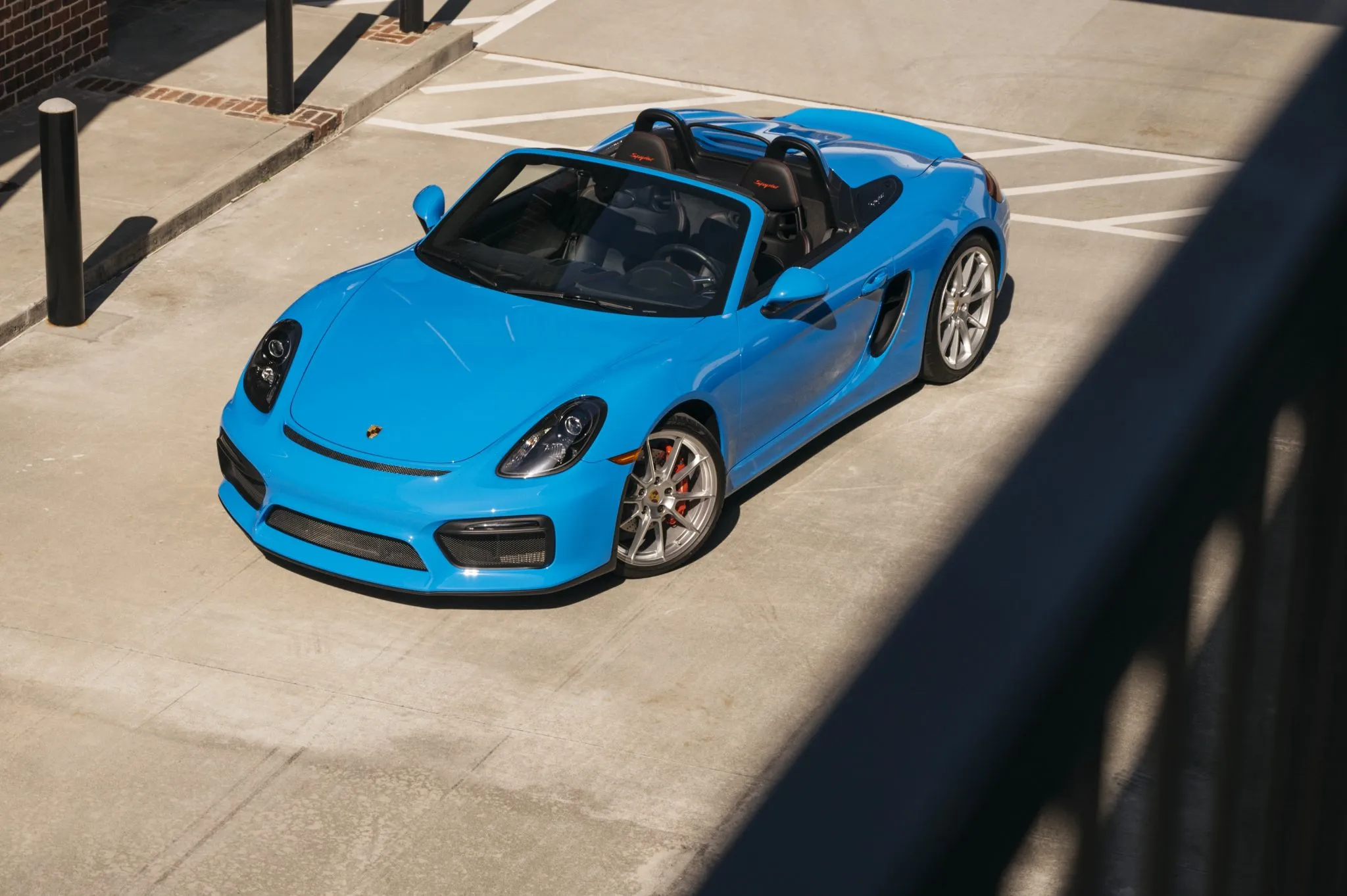 2016 Porsche Boxster Spyder in Mexico Blue