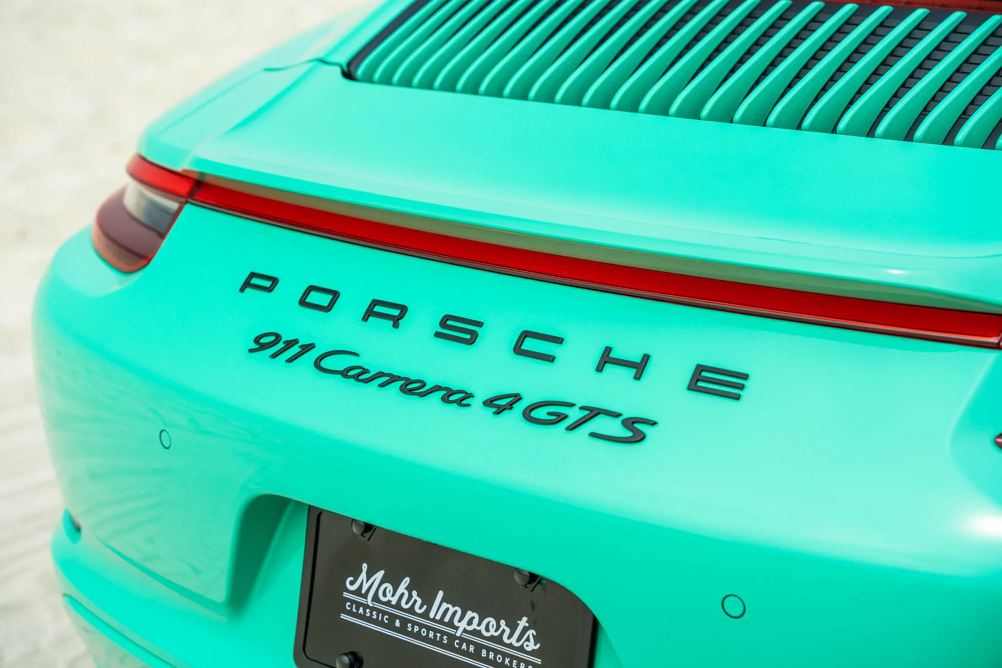 2019 Porsche 911 Carrera 4 GTS Coupe in Jade Green Metallic