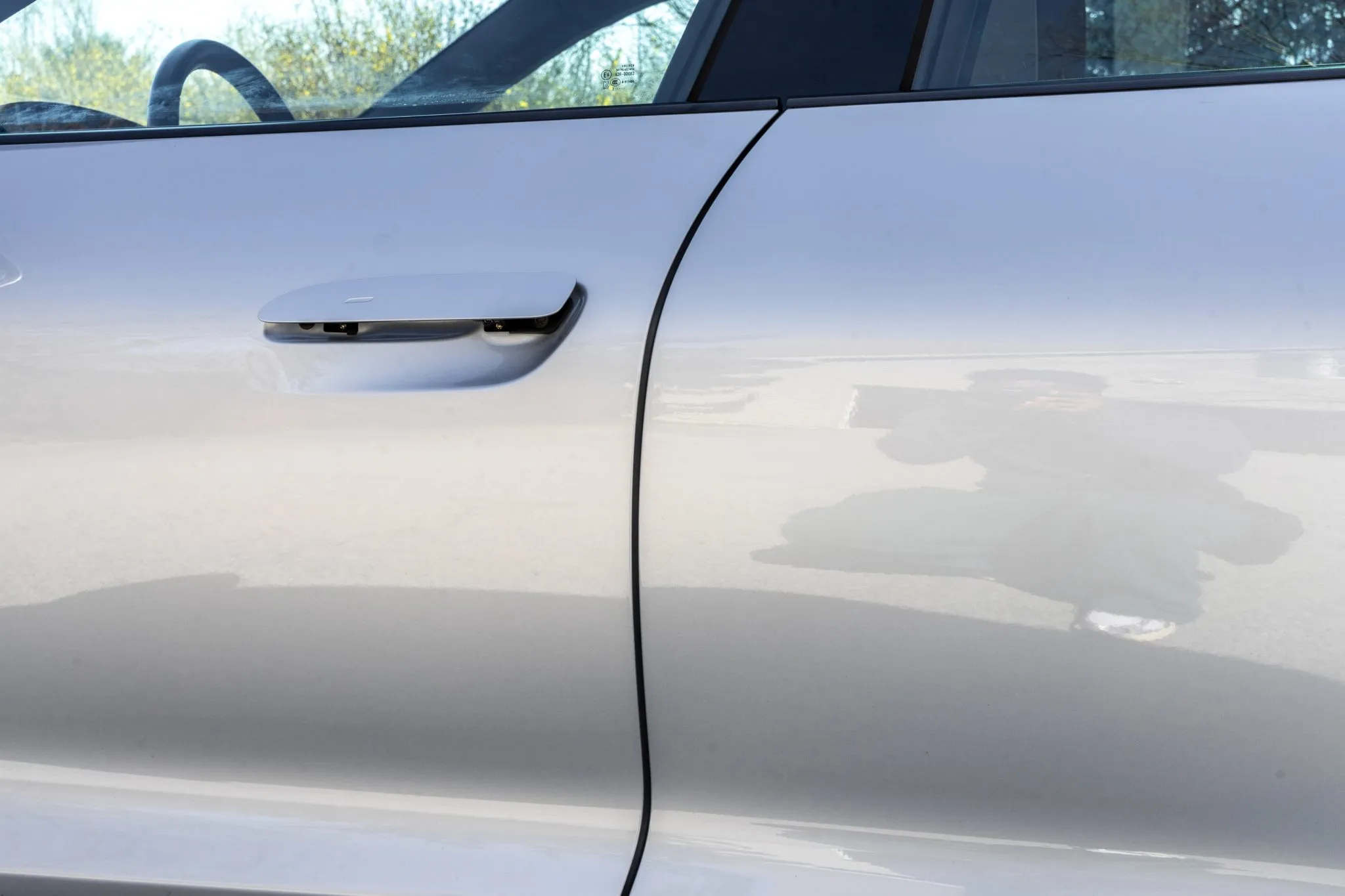 2023 Porsche Taycan in Dolomite Silver Metallic
