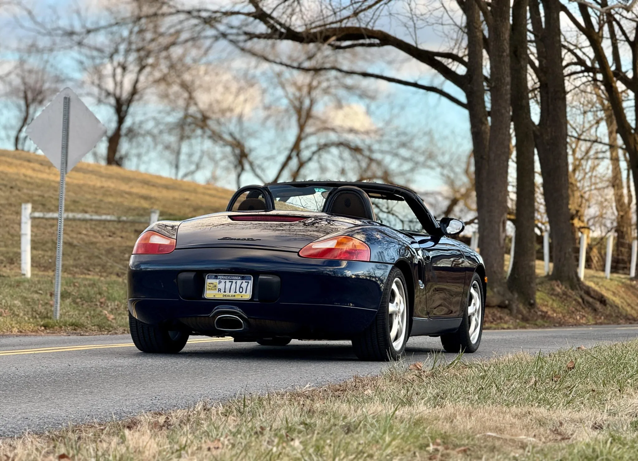2000 Porsche Boxster in Ocean Blue Metallic