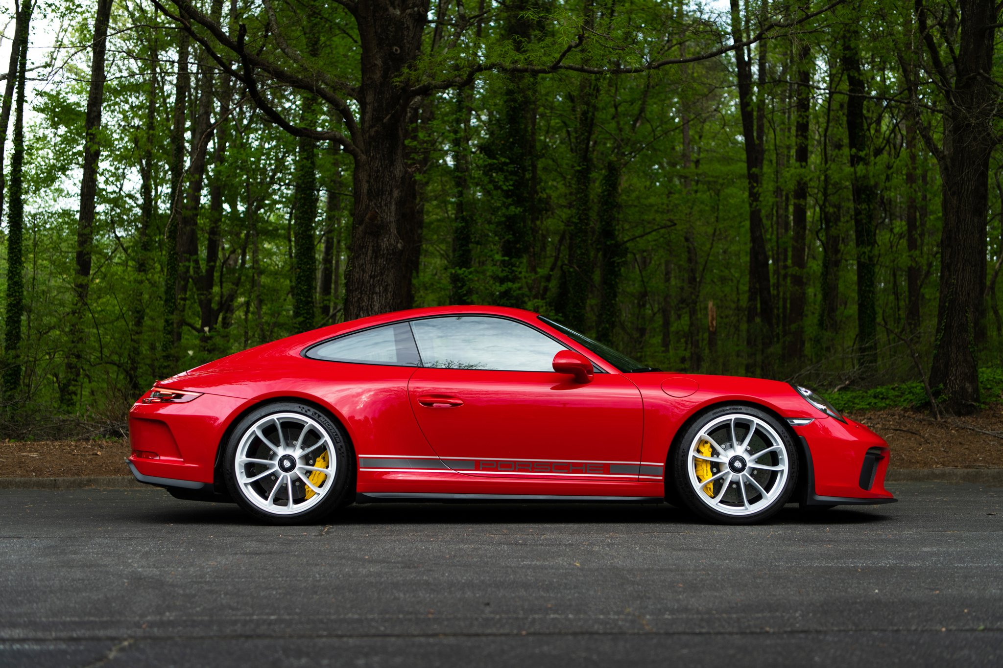 2018 Porsche GT3 Touring in Fire Red