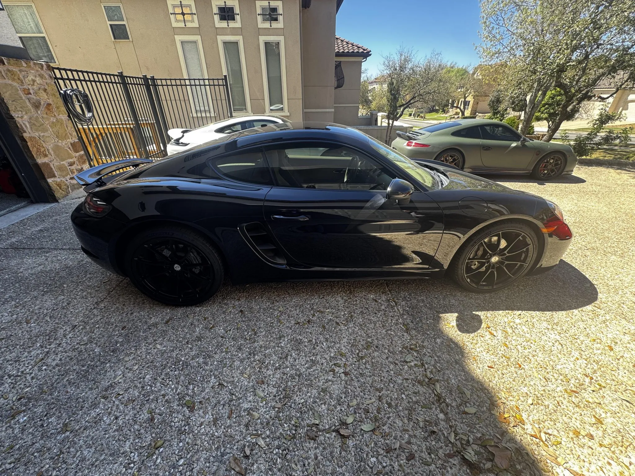 2017 Porsche 718 Cayman in Jet Black Metallic