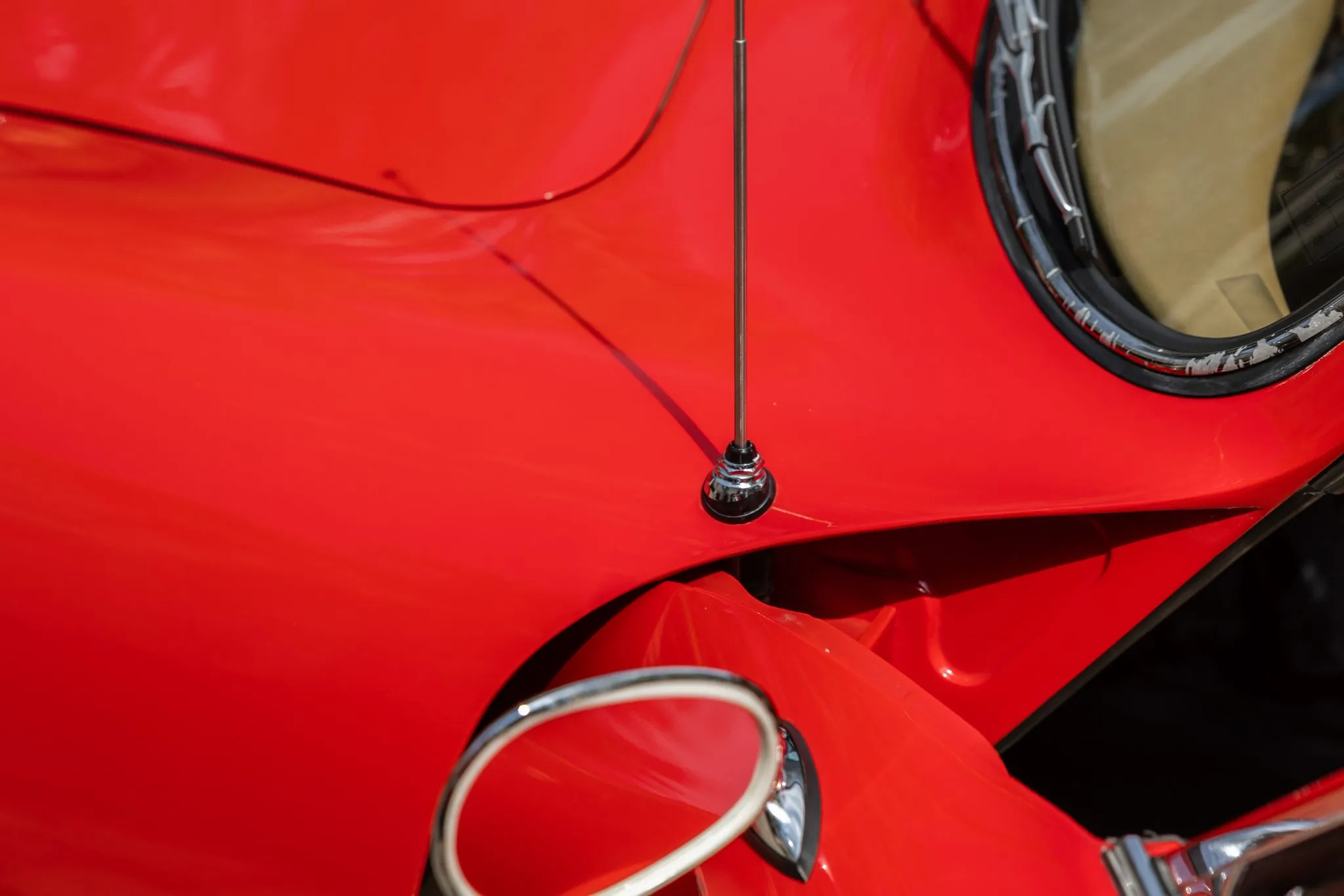 1961 Porsche 356B Karmann Notchback in Ruby Red