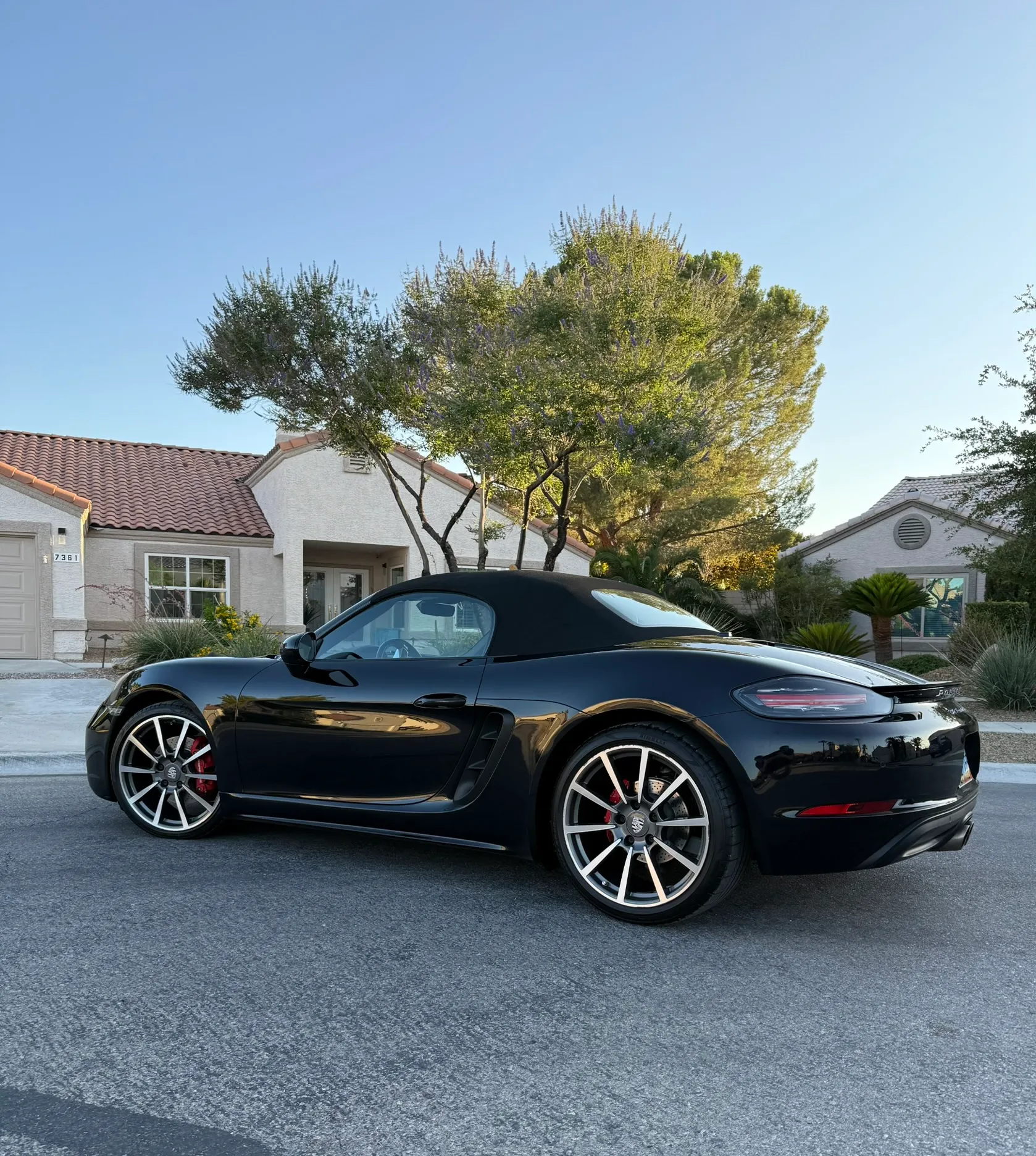2017 Porsche 718 Boxster S in Jet Black Metallic