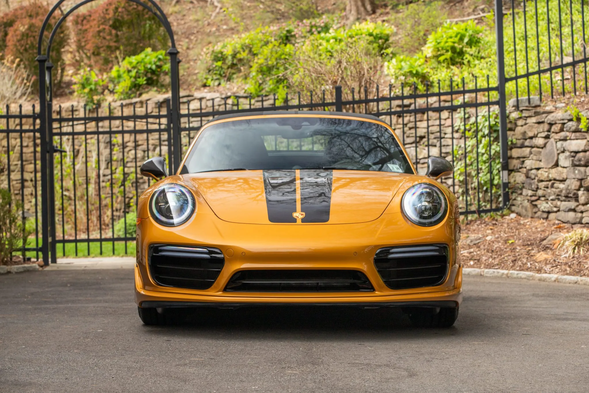 2019 Porsche 911 Turbo S Cabriolet Exclusive in Saffron Yellow Metallic