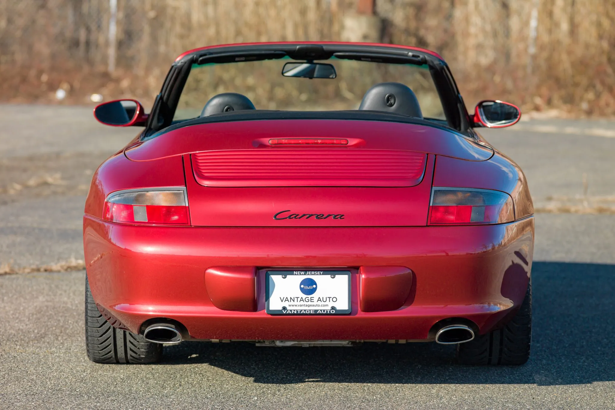2003 Porsche 911 Carrera Cabriolet in Orient Red Metallic