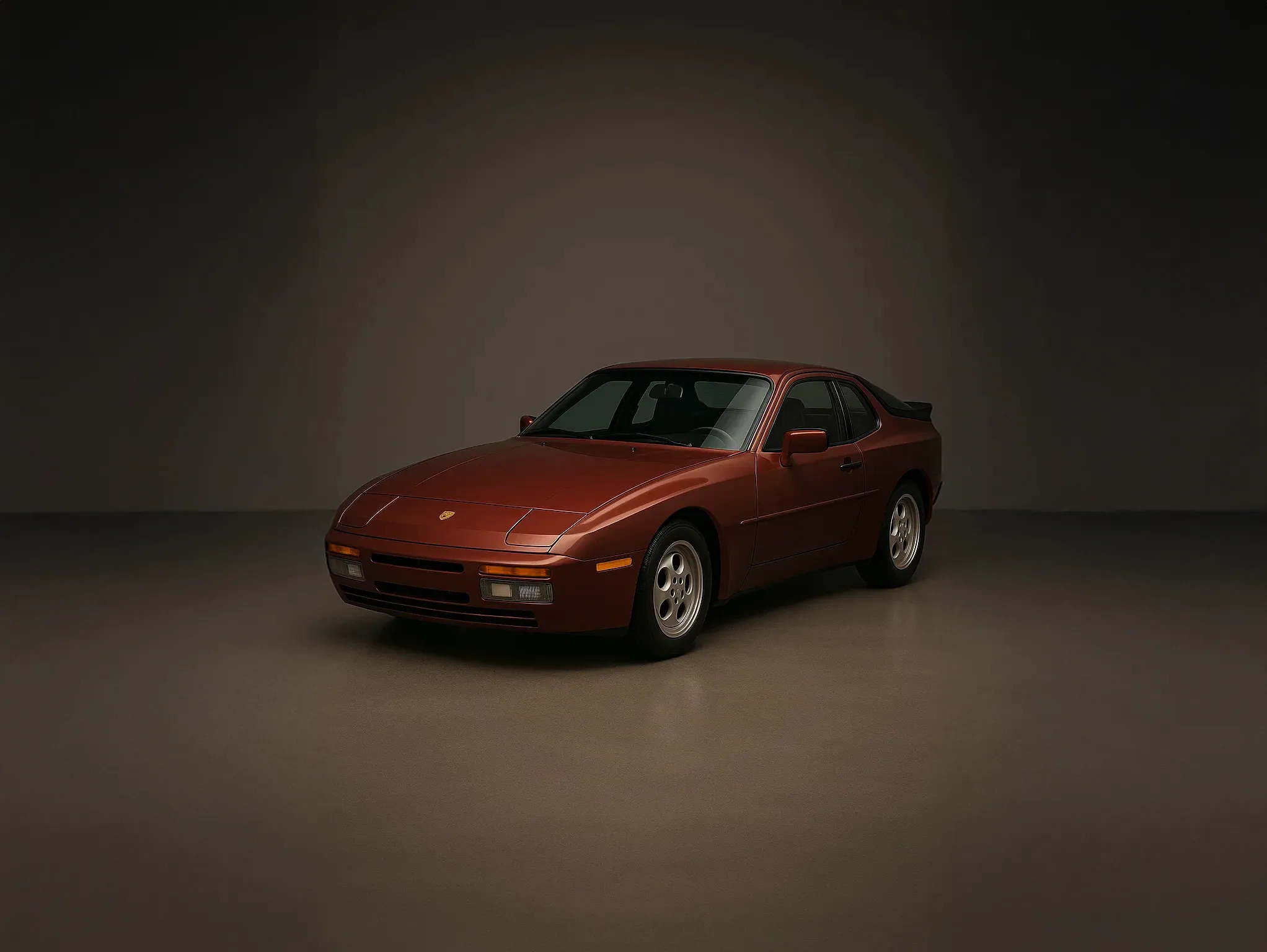 1986 Porsche 944 Turbo in Garnet Red Metallic