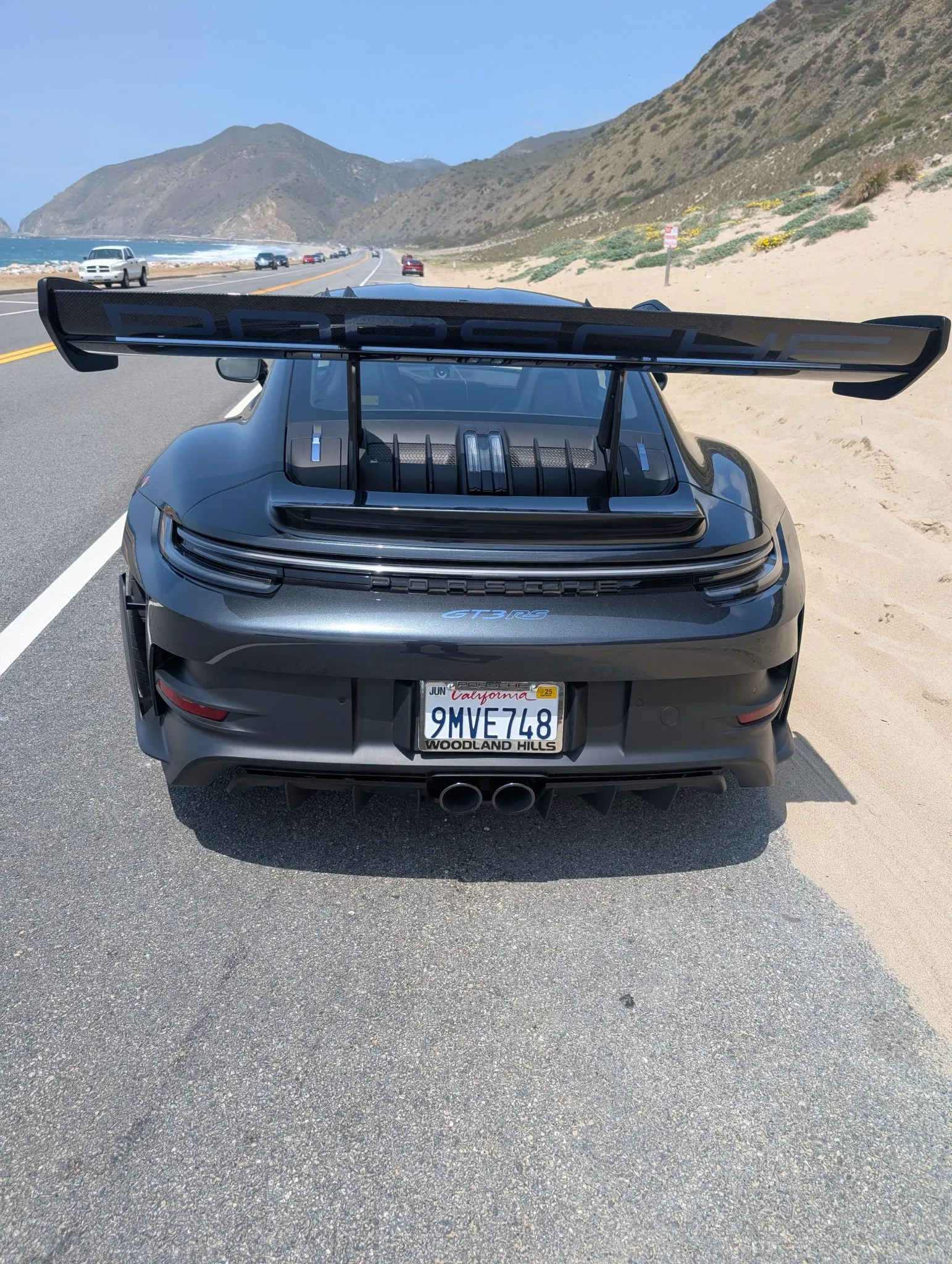 2024 Porsche 911 GT3 RS Weissach in Carbon Steel Grey Metallic