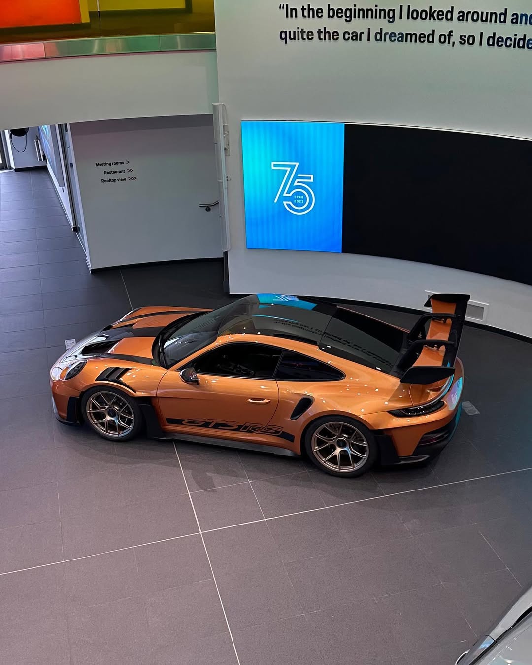 2023 Porsche 911 GT3 RS Weissach in Nordic Gold Metallic
