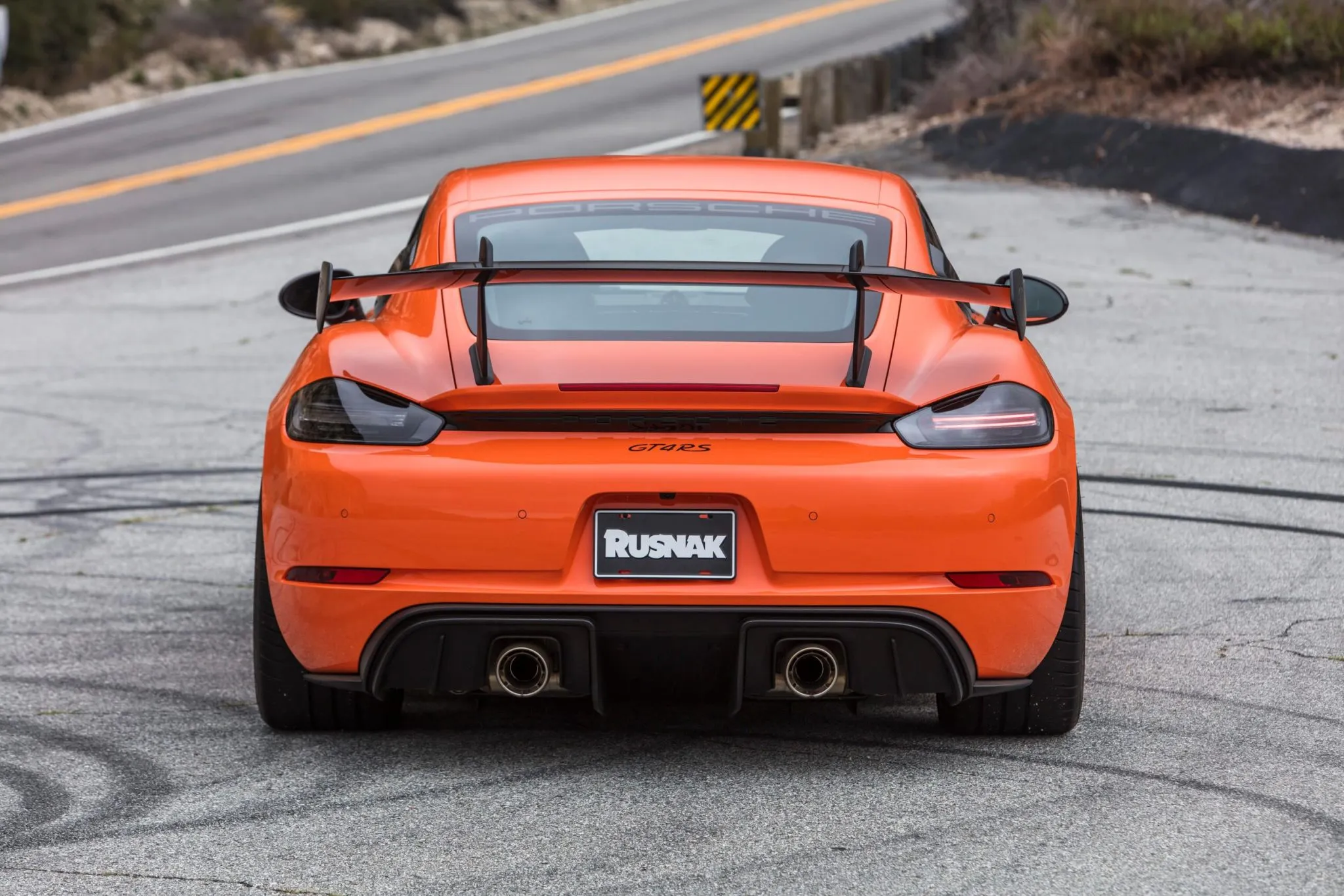 2023 Porsche 718 Cayman GT4 RS Weissach in Gulf Orange