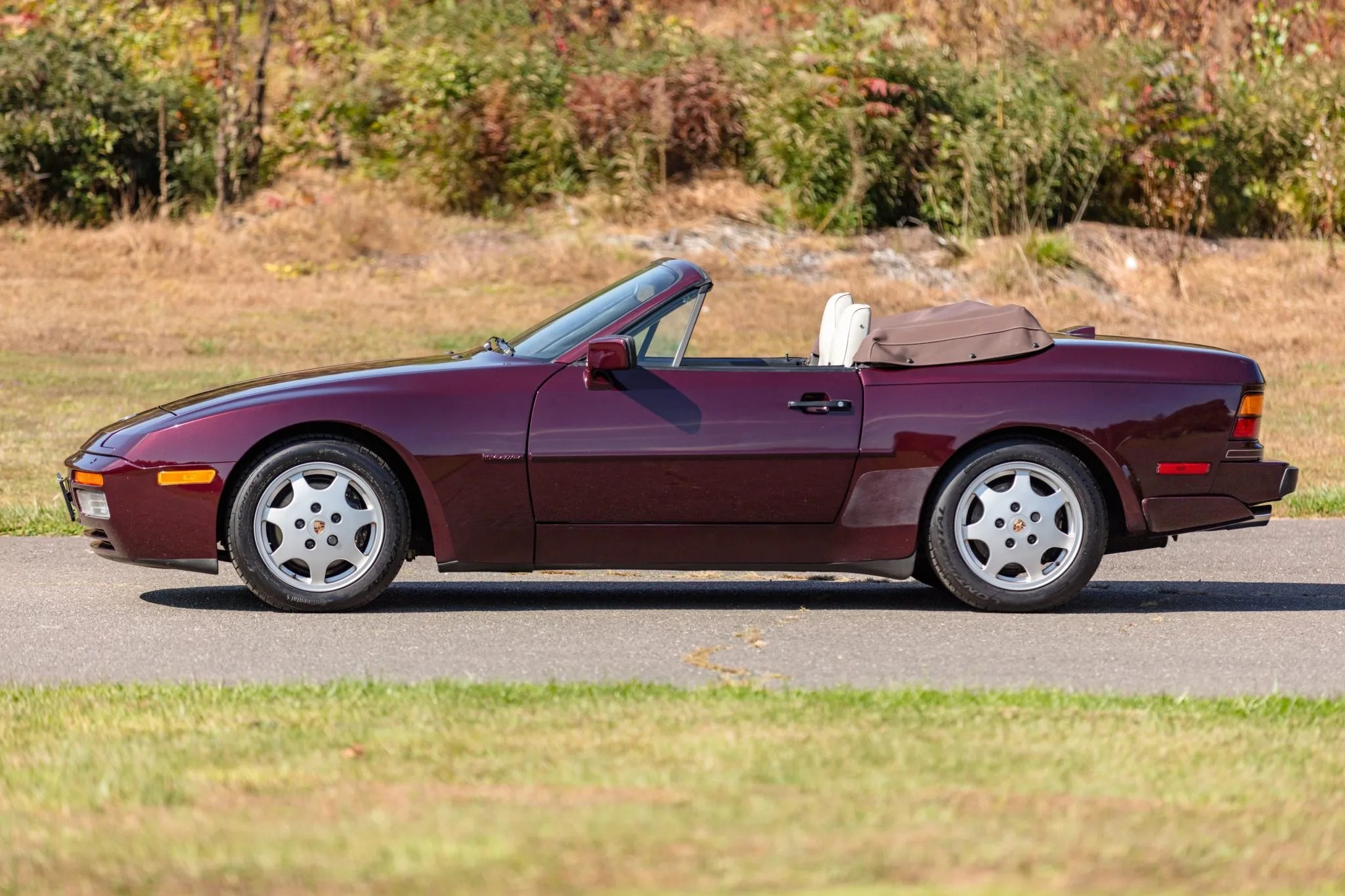 1990 Porsche 944 S2 Cabriolet in Cyclamen Red Pearl