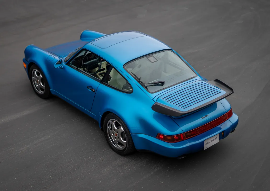 1992 Porsche 911 Turbo in Tahoe Blue Metallic
