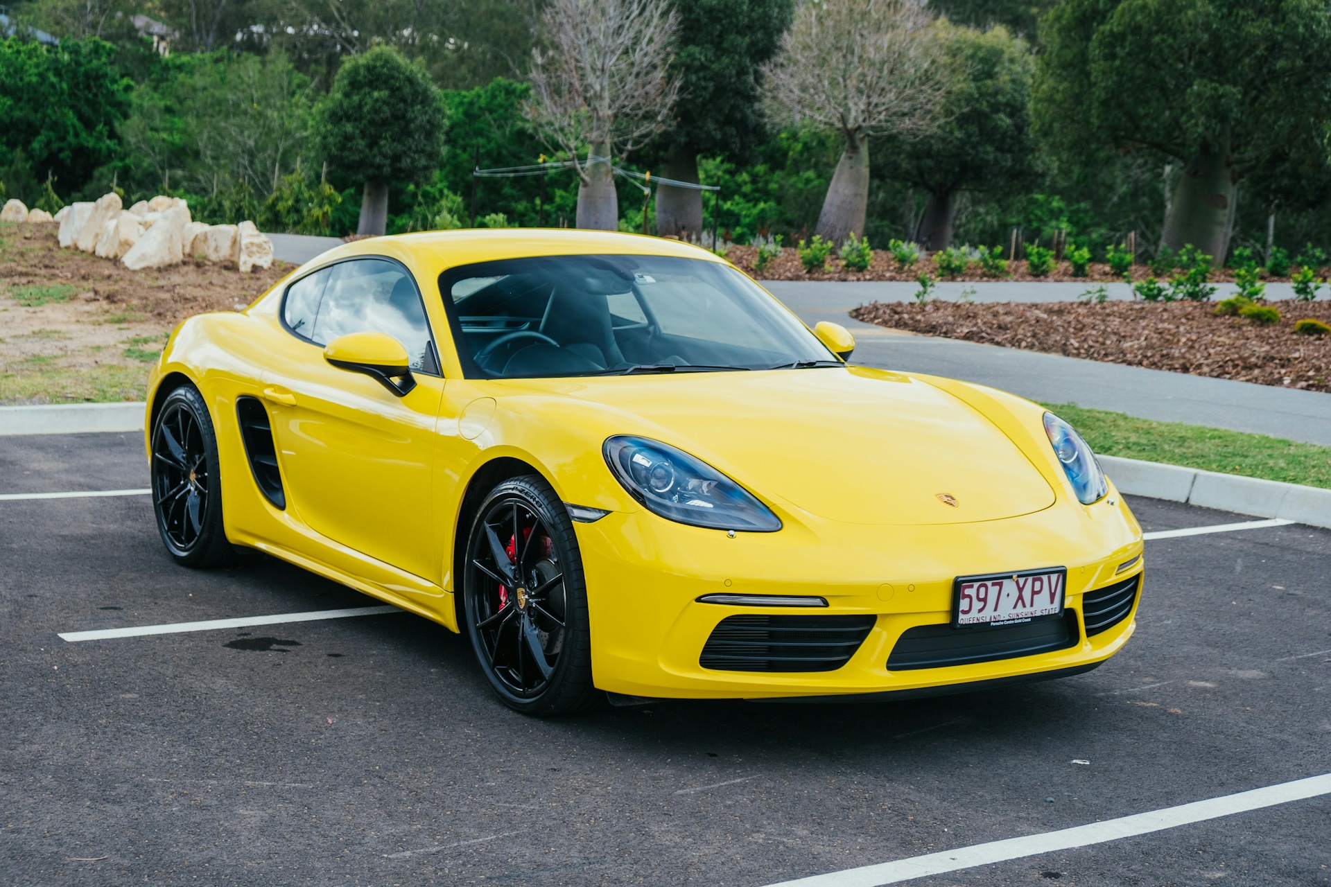 2017 Porsche 718 Cayman S in Racing Yellow