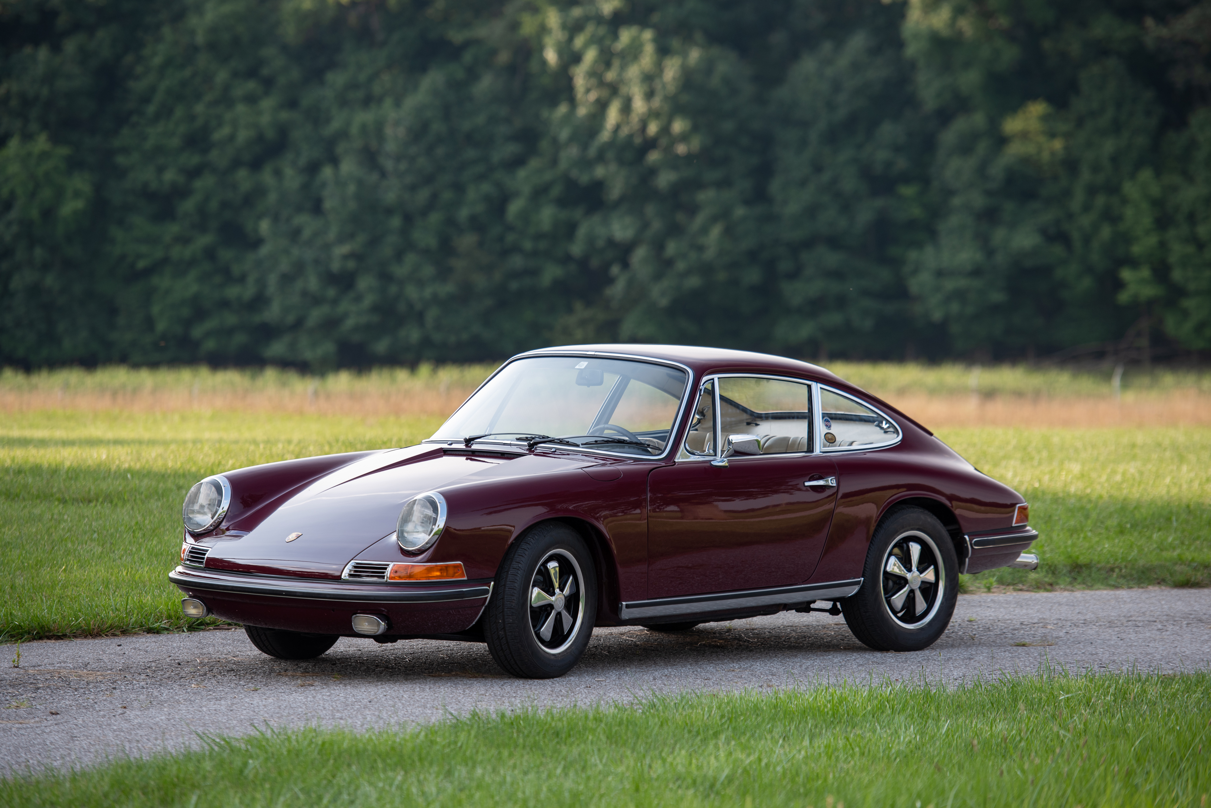 1968 Porsche 911 S 'Sportomatic' in Burgundy Red